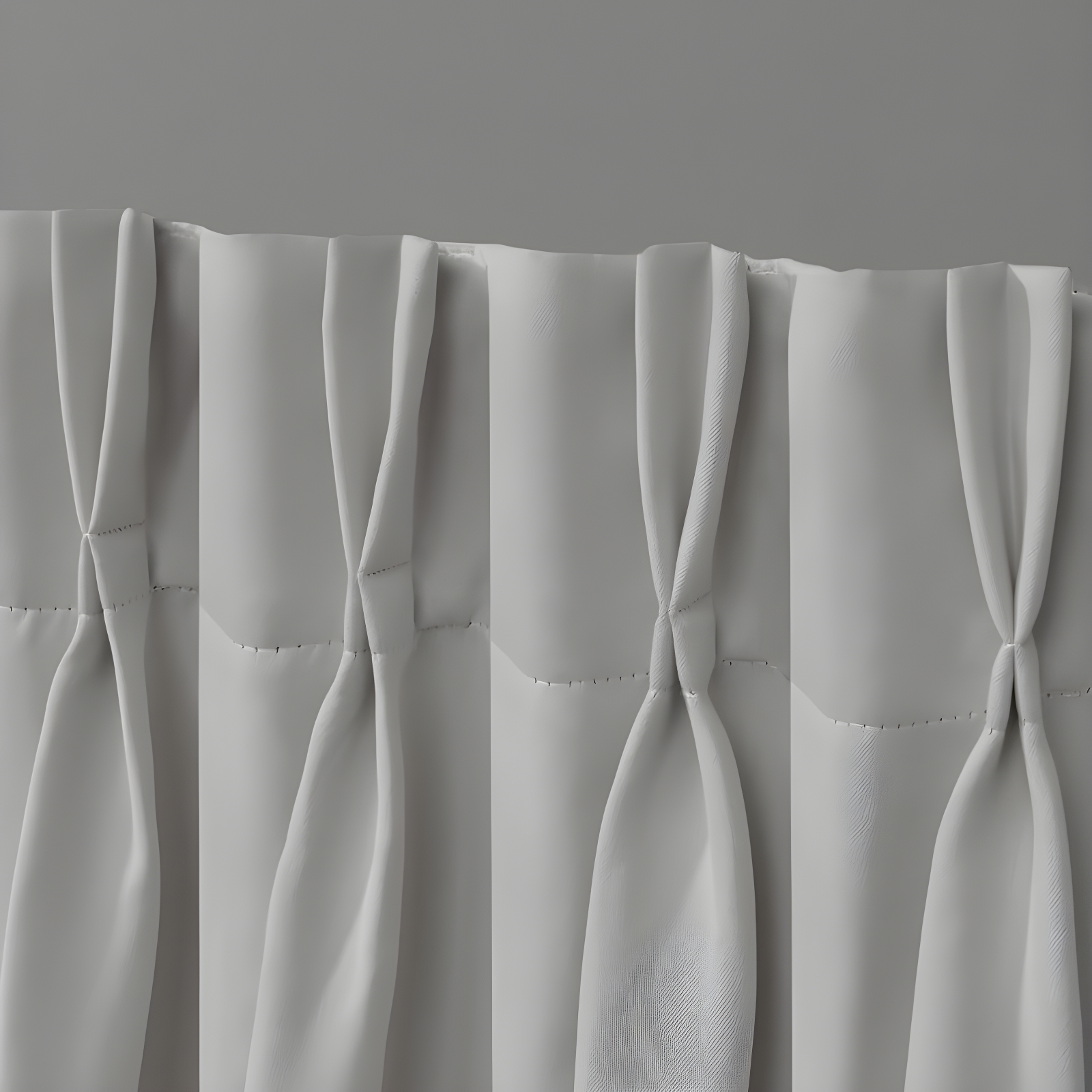 Set of 2 96"x52" Sateen Pinch Pleat Woven Blackout Back Tab Window Curtain Panel Silver - Exclusive Home