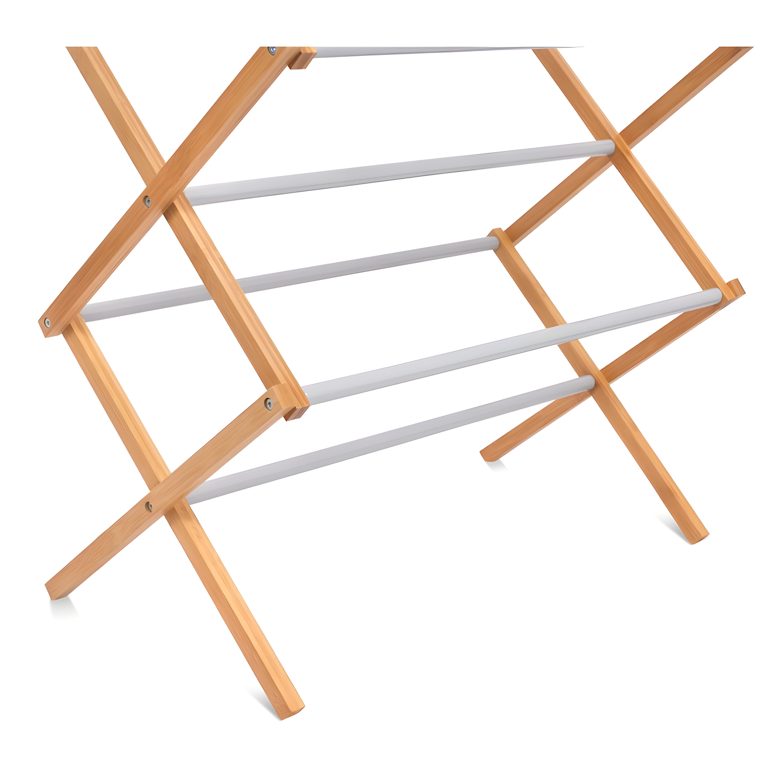 Bamboo Foldable Accordion Drying Rack