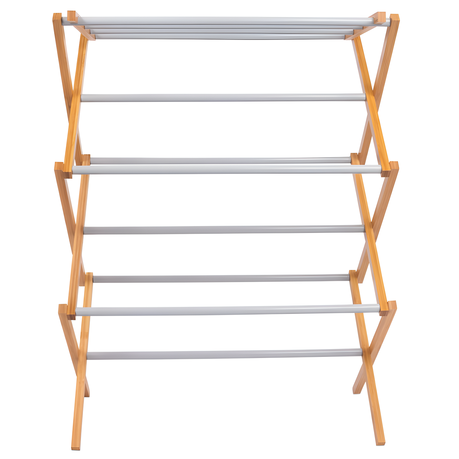 Bamboo Foldable Accordion Drying Rack