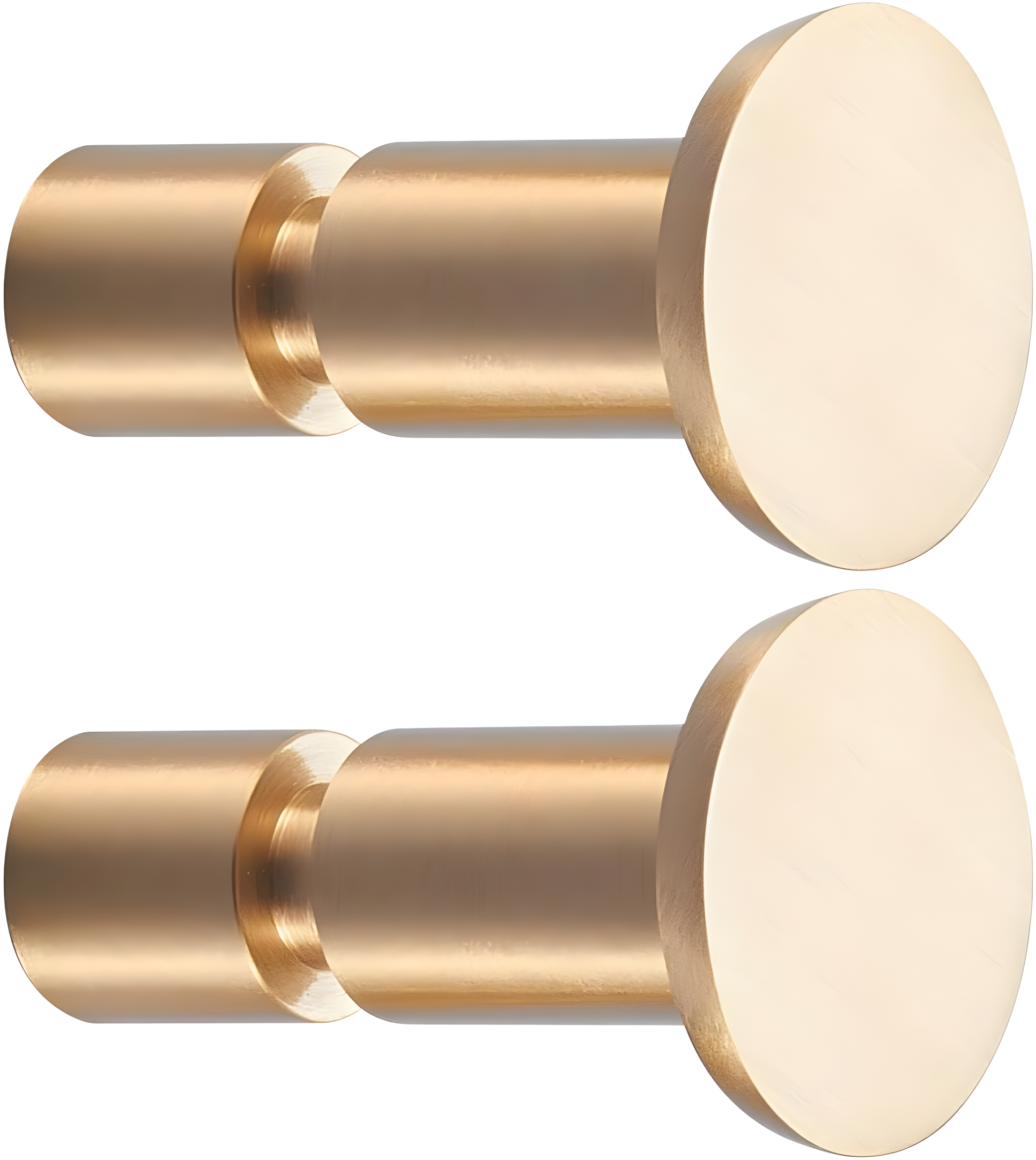 TECI Solid Brass Gold Hooks(2 Pack) Heavy Duty Wall Mounted.Perfect for Purse,Coats, Hats, Bags, Backpacks,Hat,Towel, and More.Available for Clothing Store, Hotel, Cafe, TC005D