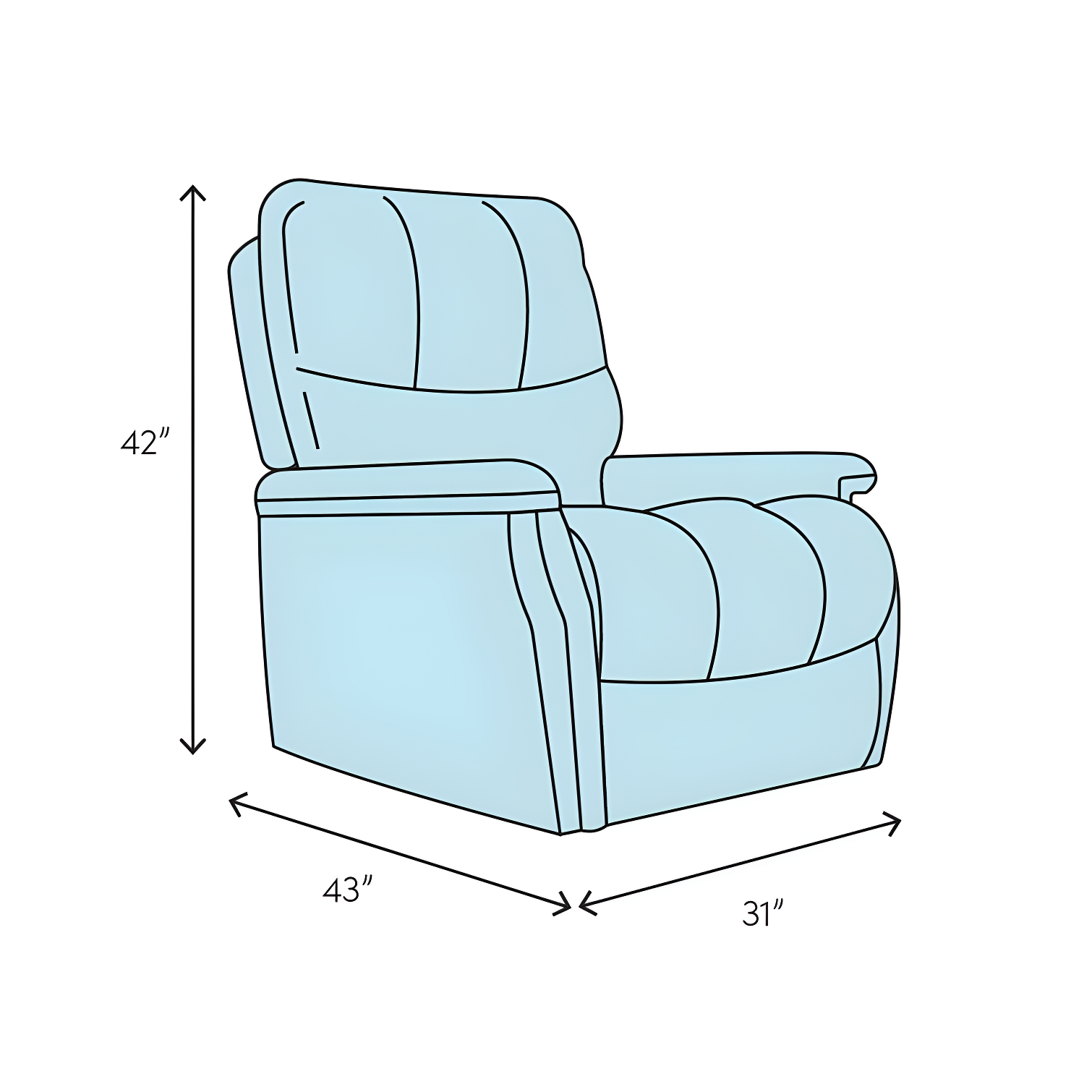 Fouts Upholstered Swivel Glider Recliner