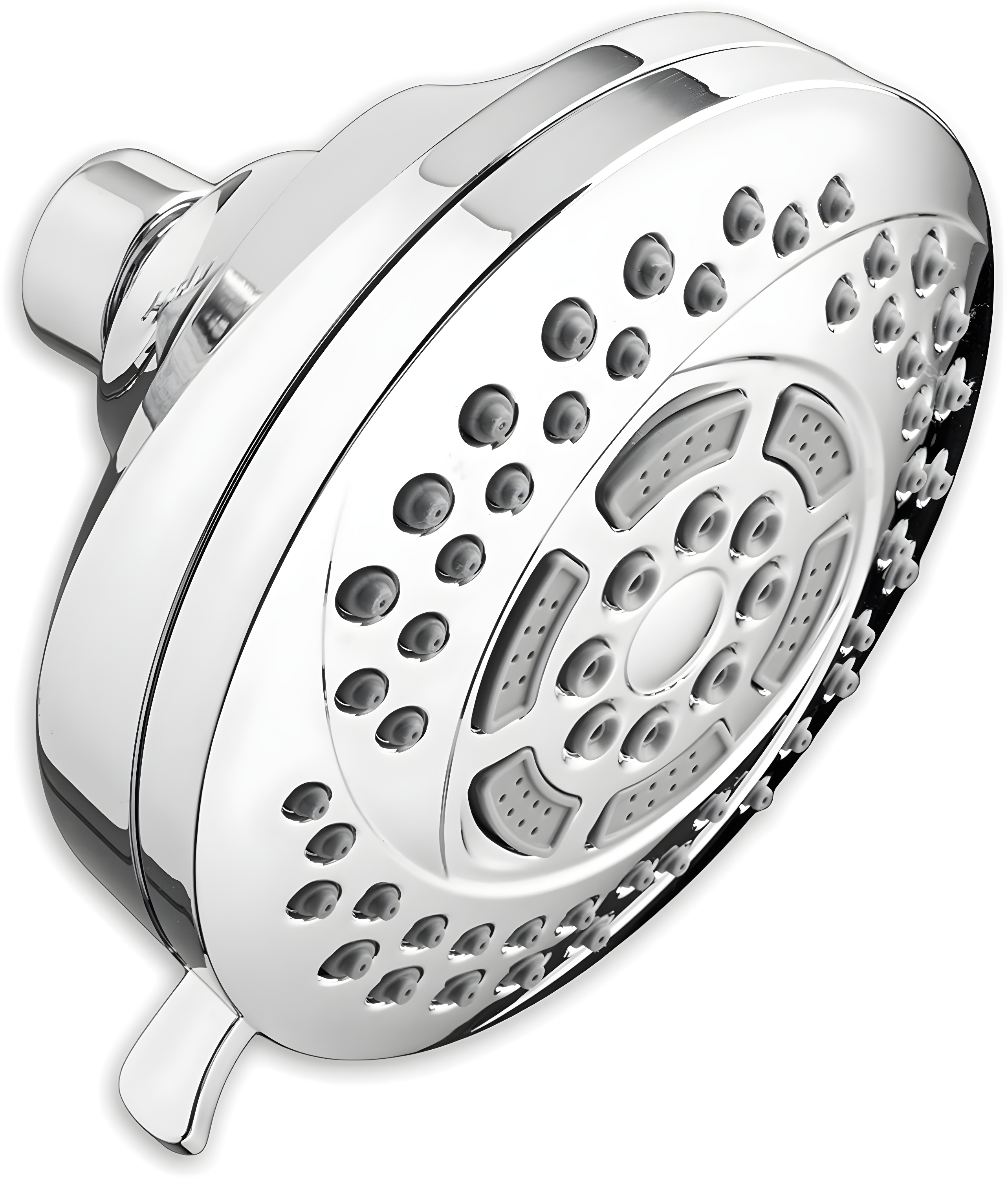 American Standard Hydrofocus 6-Spray 4.5 in. Raincan Showerhead in Polished Chrome