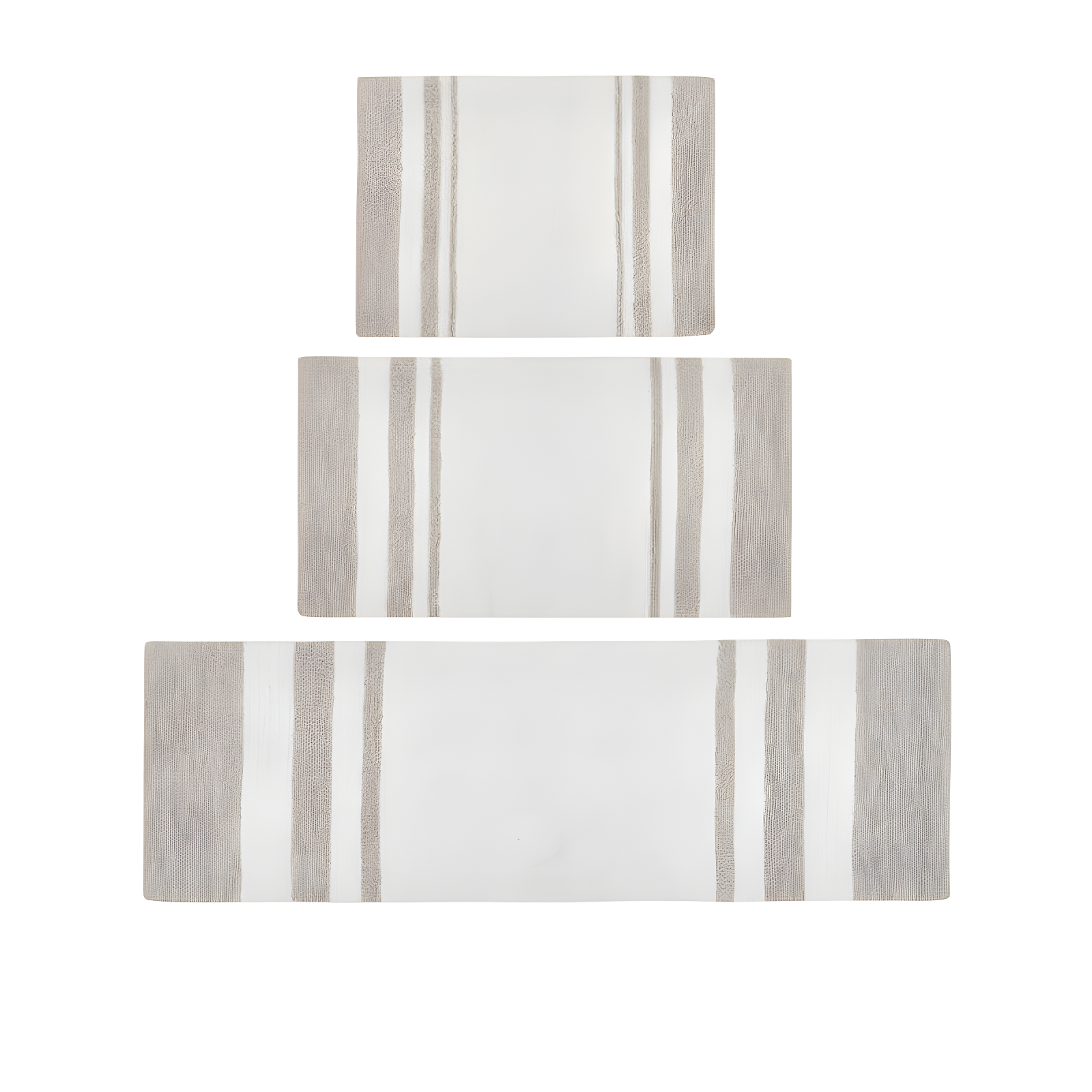 27"x45" Spa Cotton Reversible Bath Rug Taupe Brown: Madison Park, Tufted, Machine Washable, OEKO-TEX Certified