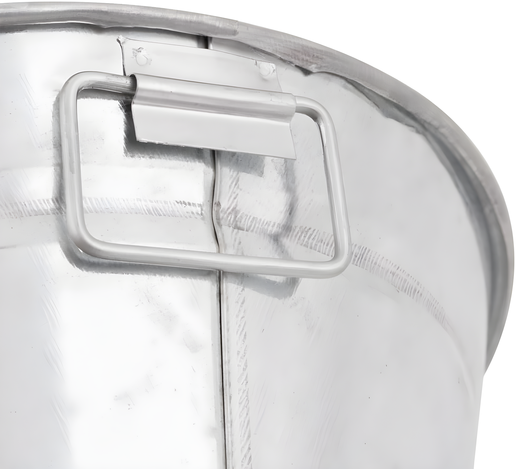 Silver Galvanized Steel Round Tub with Handles