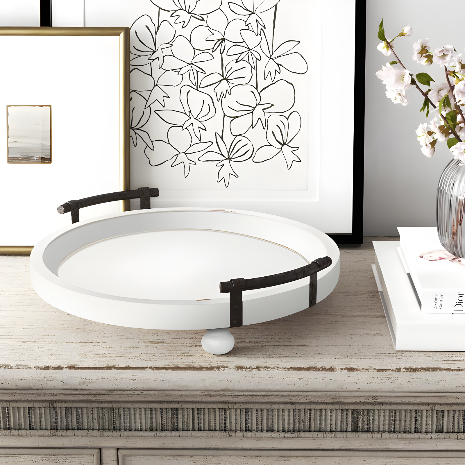 Kelly Clarkson Home Lucia Wood Tray