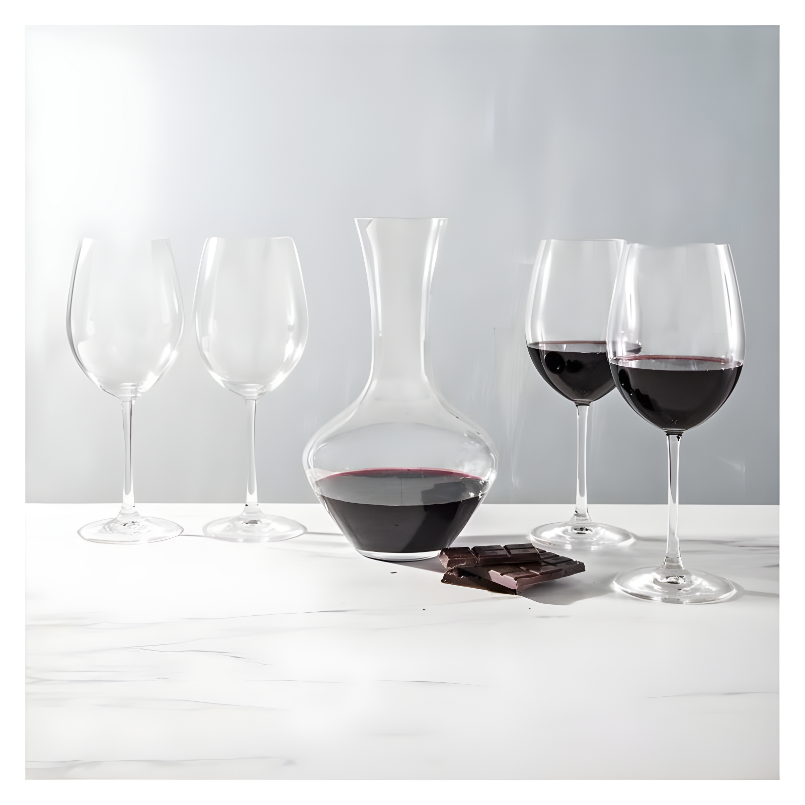 Nachtmann Vivendi Decanter with Glasses, Set of 5 Pieces,63.5 oz.