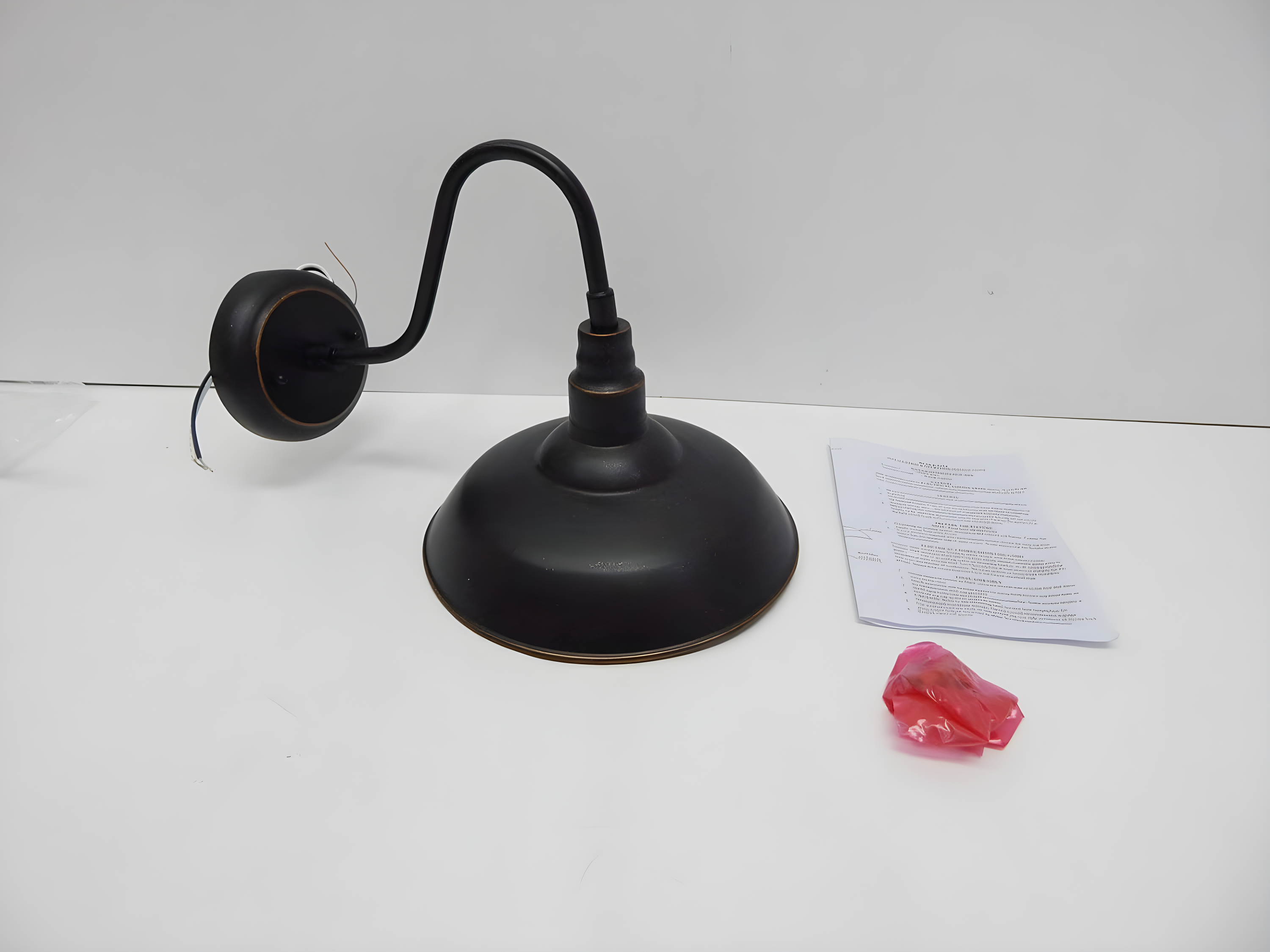 AA Warehousing EL0523ORB Lora Outdoor Wall Light, Large, Oil-Rubbed Bronze