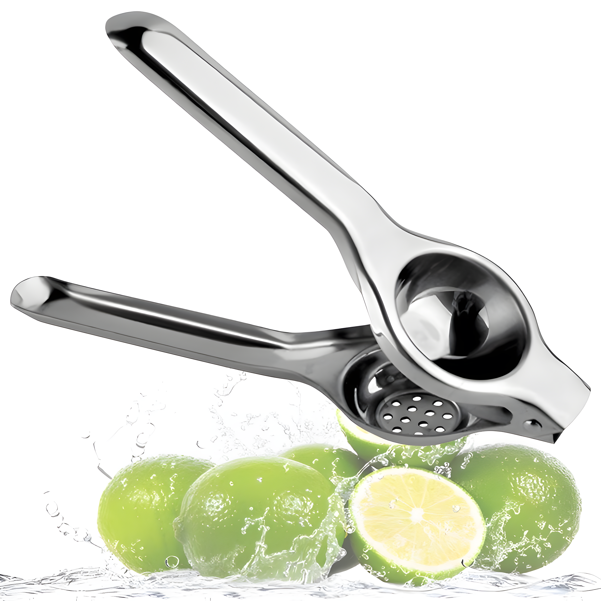 Ghojet professional super jumbo stainless steel lemon squeezer (ls0002) / citrus juicer, commercial grade / biggest hand juicer in its class