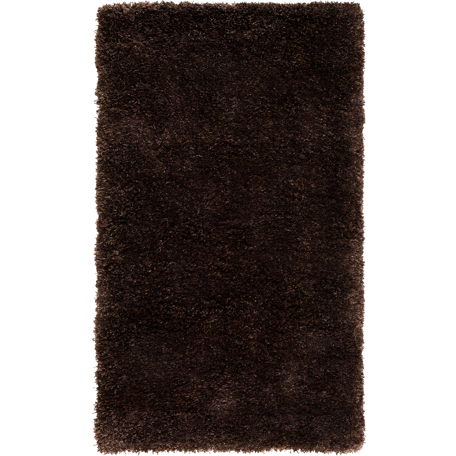 California Shag SG151 Power Loomed Indoor Accent Rug - Brown - 4'x6' - Safavieh