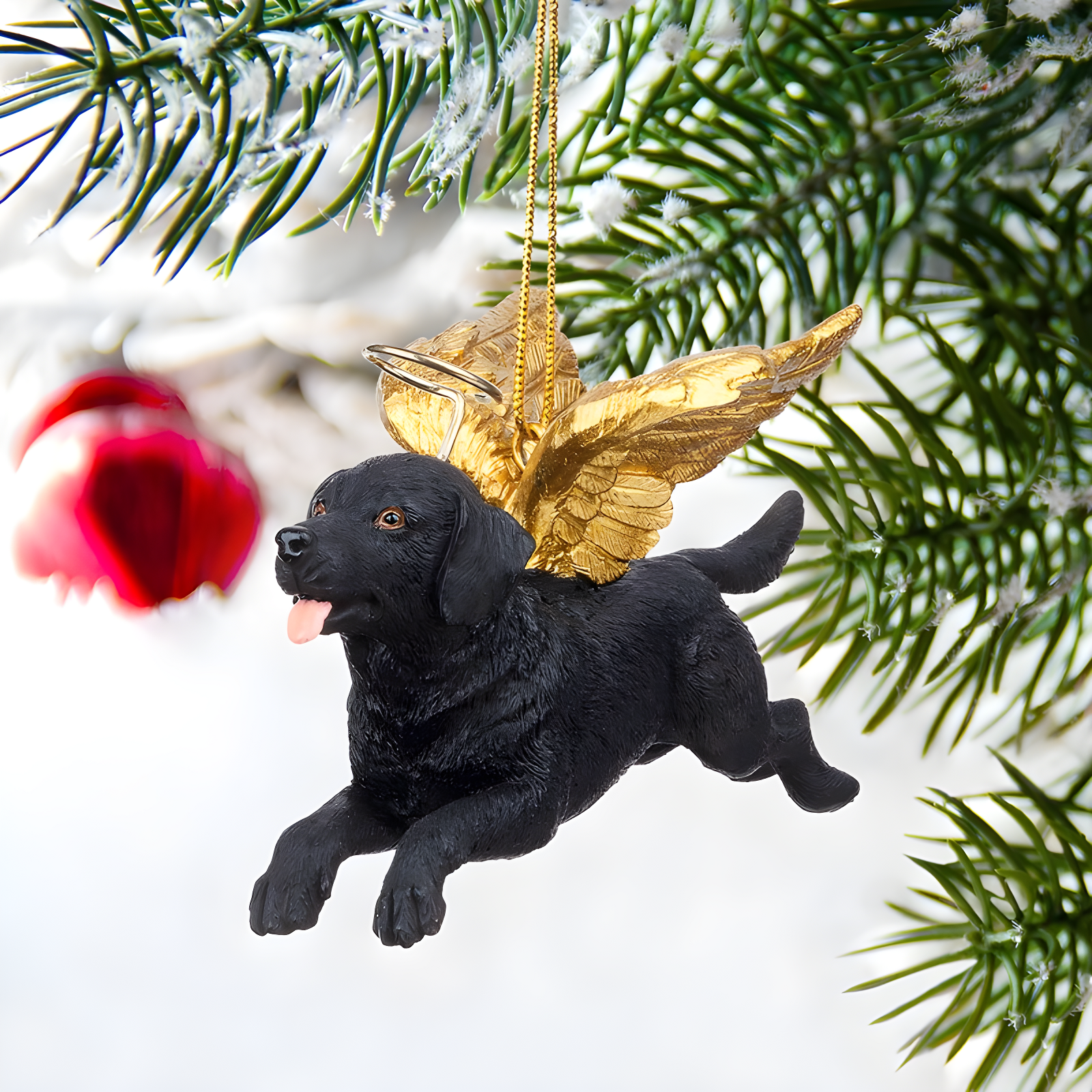 Design Toscano Honor the Pooch Pug Holiday Dog Angel Ornament