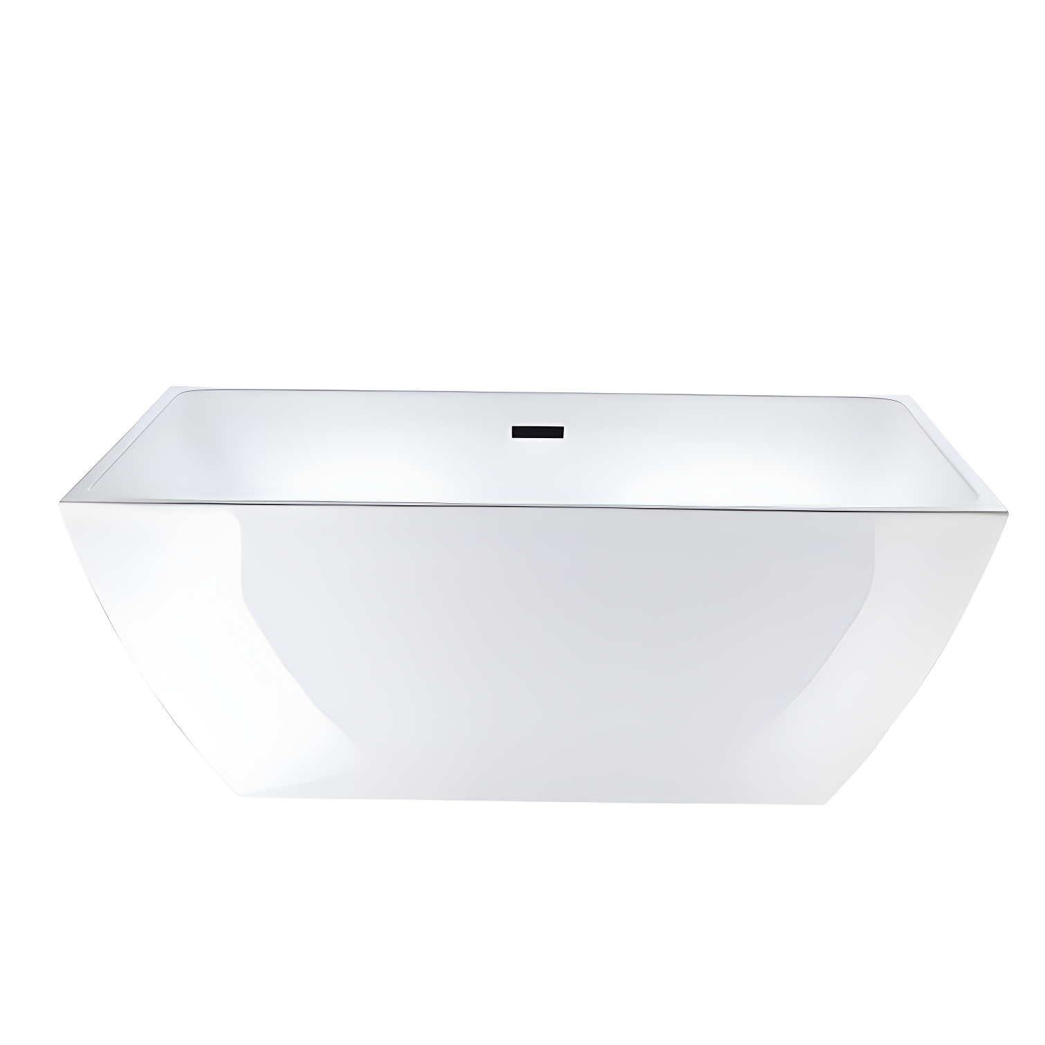 66.9" x 33" Freestanding Soaking Bathtub