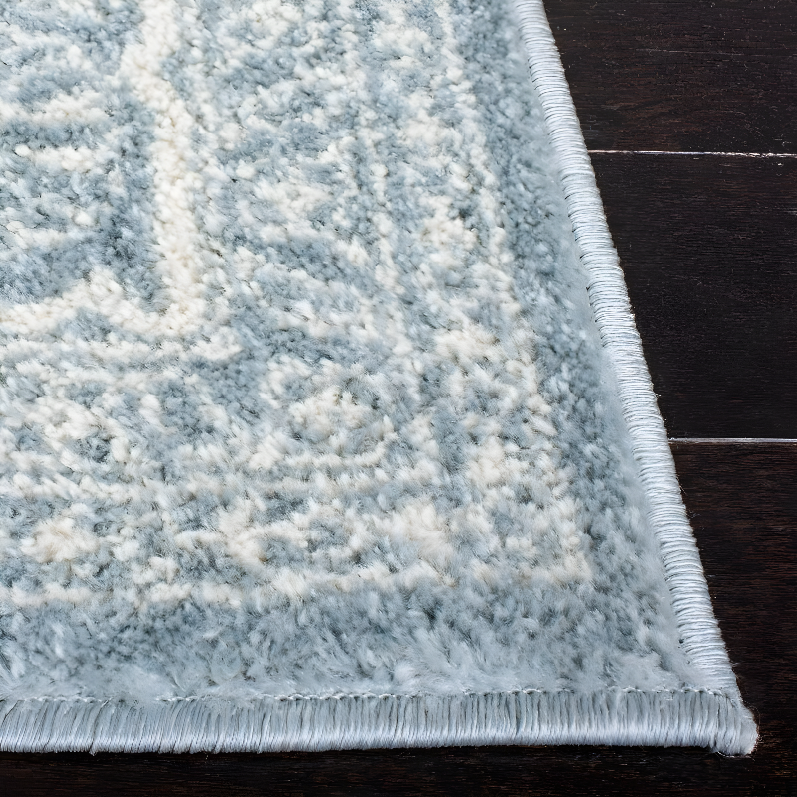 Adirondack ADR108 Power Loomed Area Rug - Slate/Ivory - 6'x6' - Safavieh.