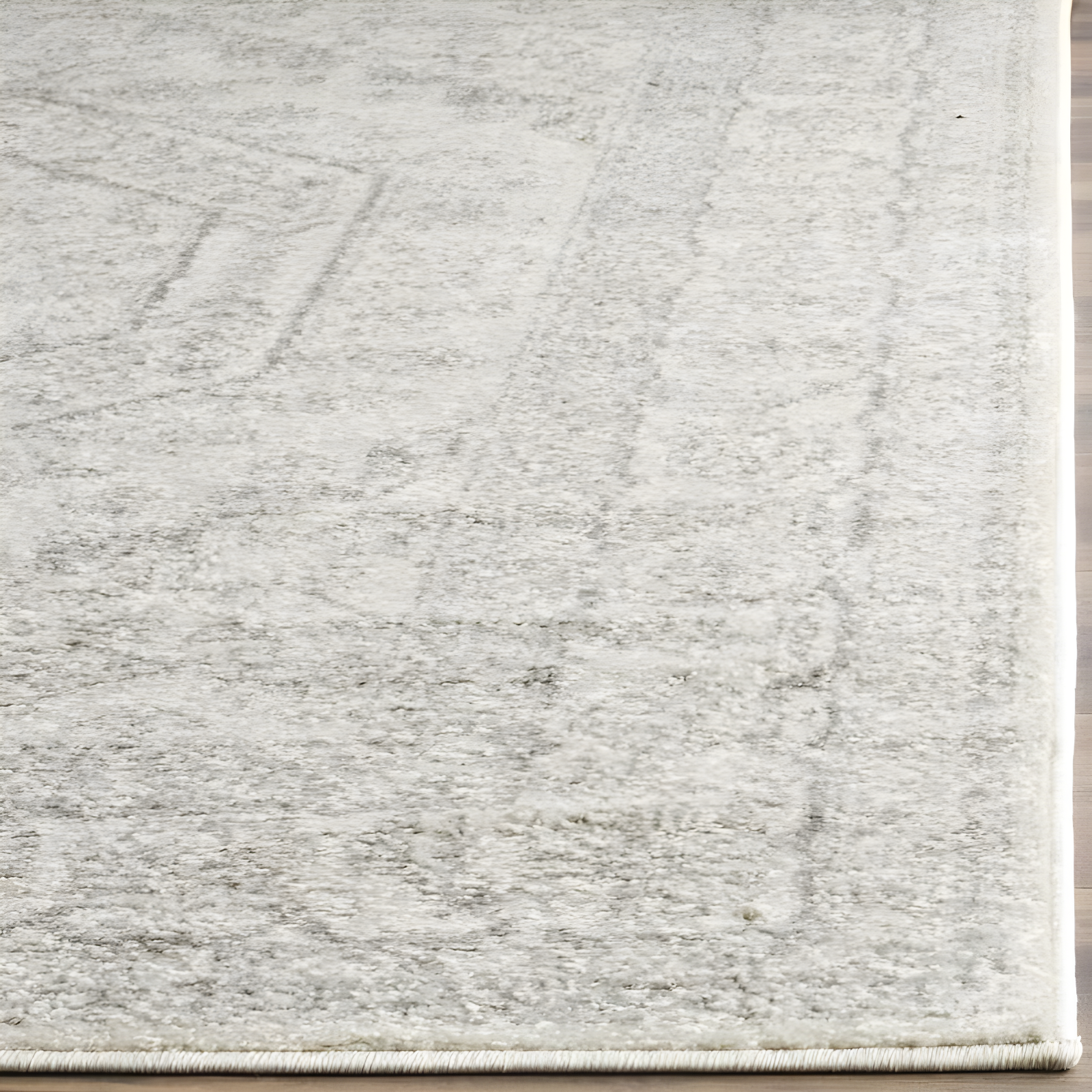 Adirondack ADR108 Power Loomed Area Rug - Ivory/Silver - 4'x6' - Safavieh.