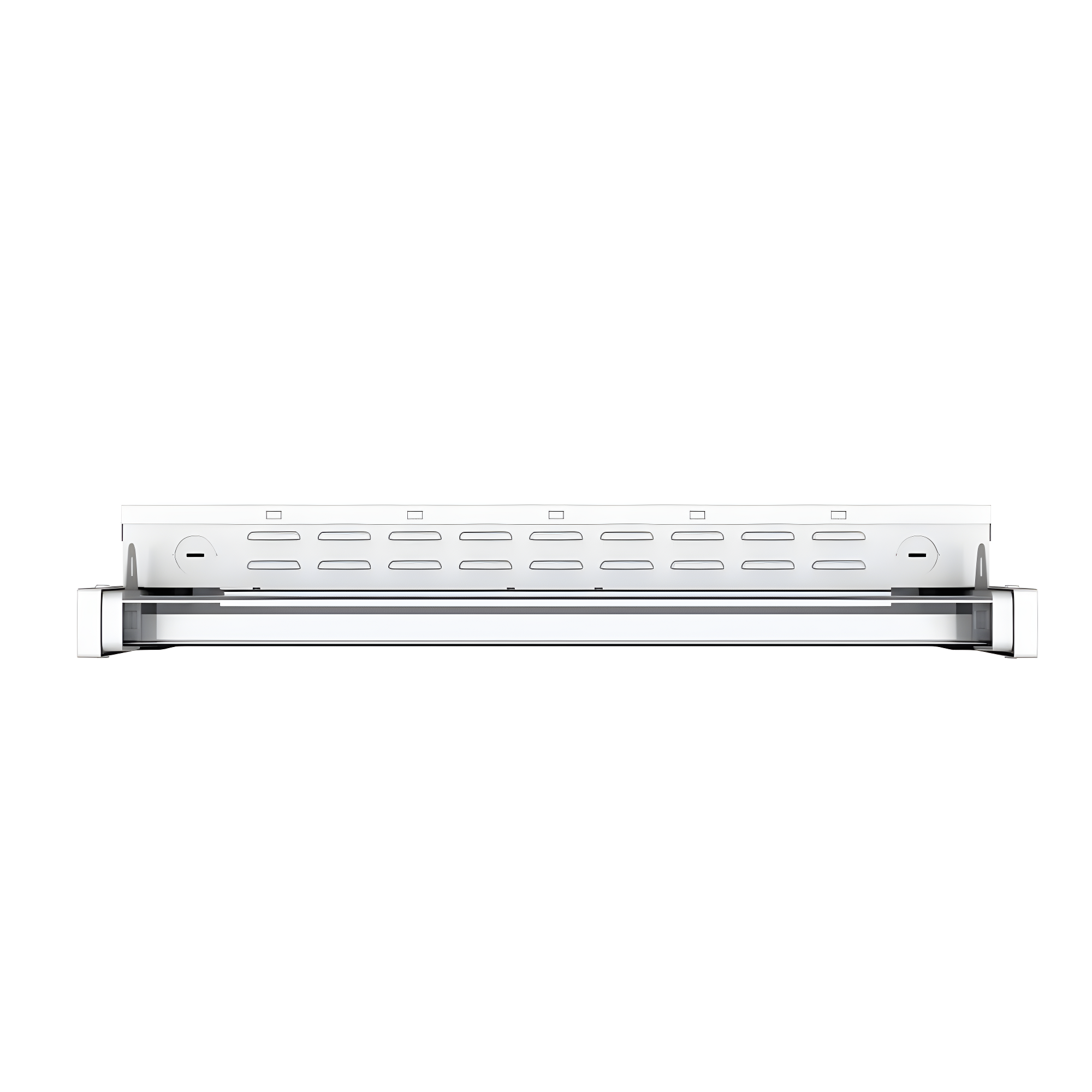 Commercial Electric 19 in. White Integrated LED Dimmable Linear High Bay with Adjustable up Light, at 20000 Lumens, 5000K Daylight