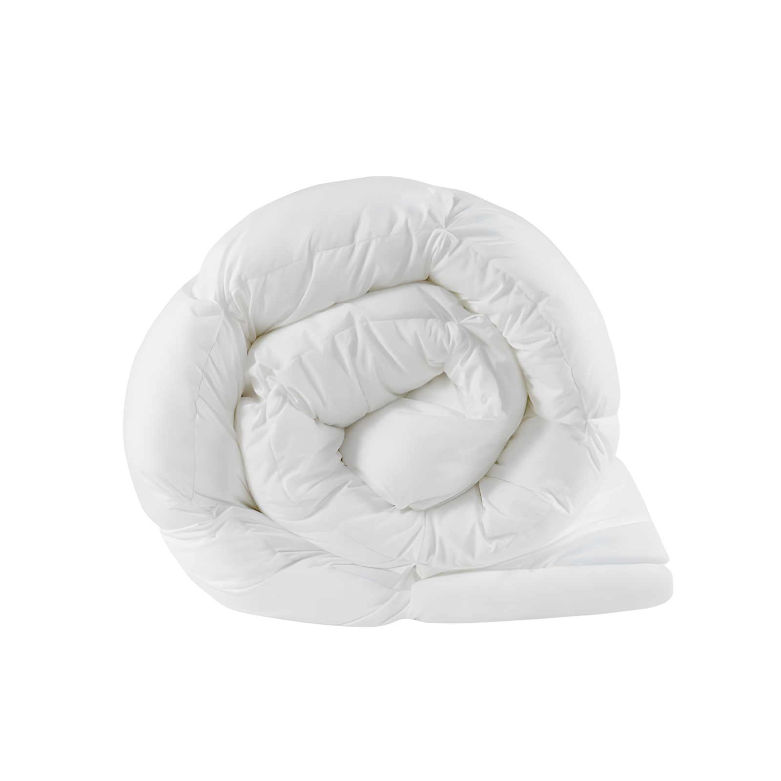 Full/Queen Stay Puffed Overfilled Down Alternative Comforter White - Madison Park