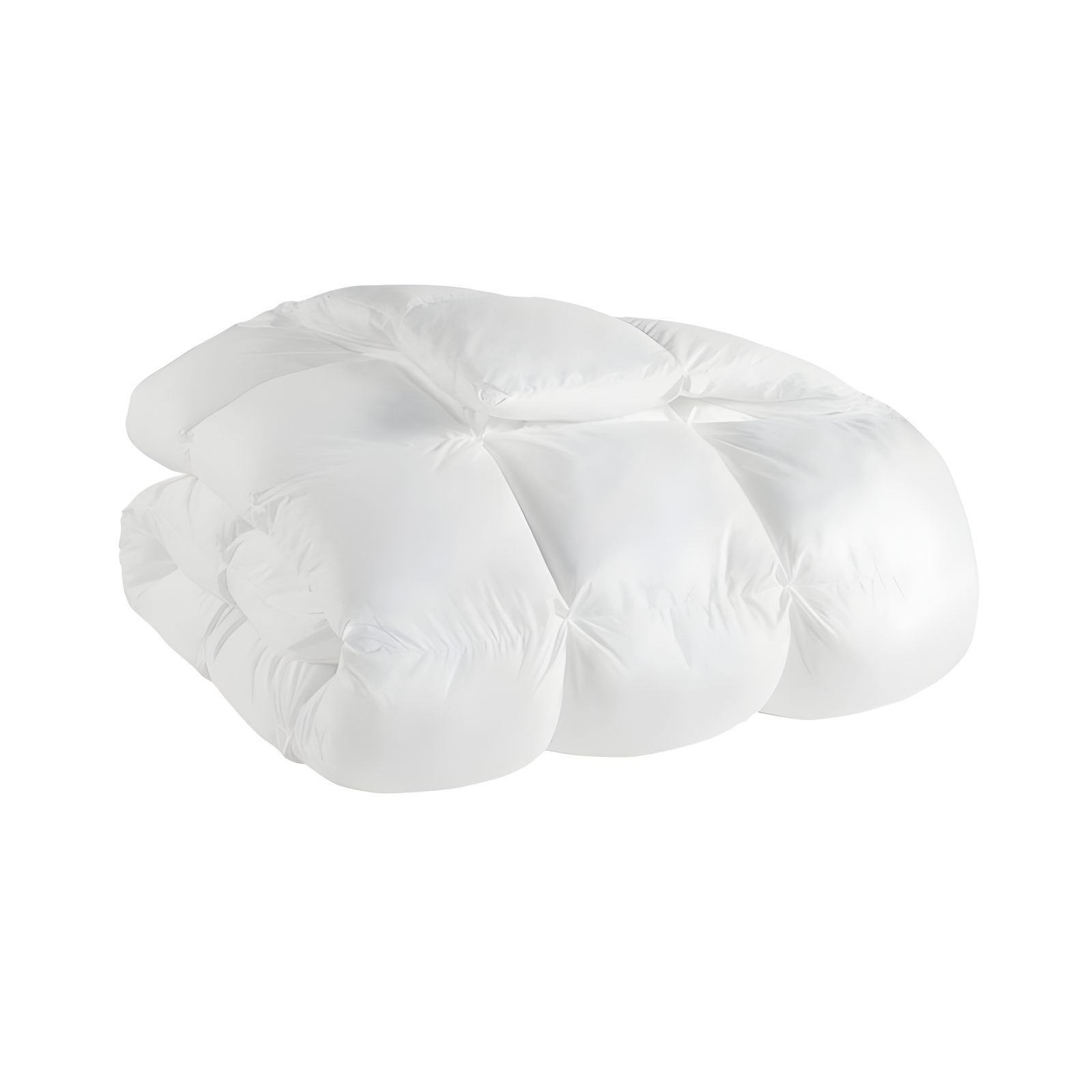 Full/Queen Stay Puffed Overfilled Down Alternative Comforter White - Madison Park