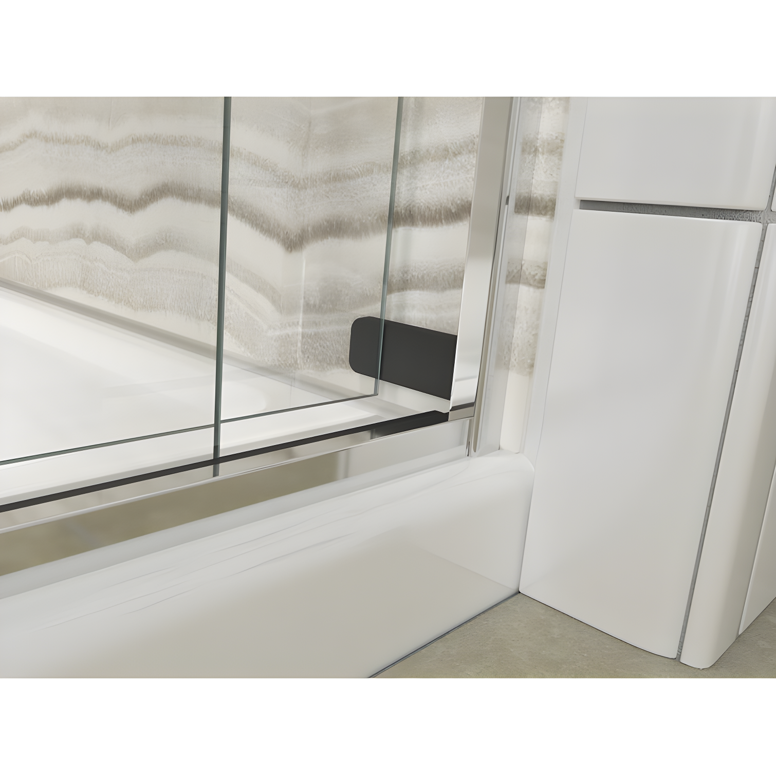 Levity 59.63" x 74" Bypass Shower Door with CleanCoat® Technology
