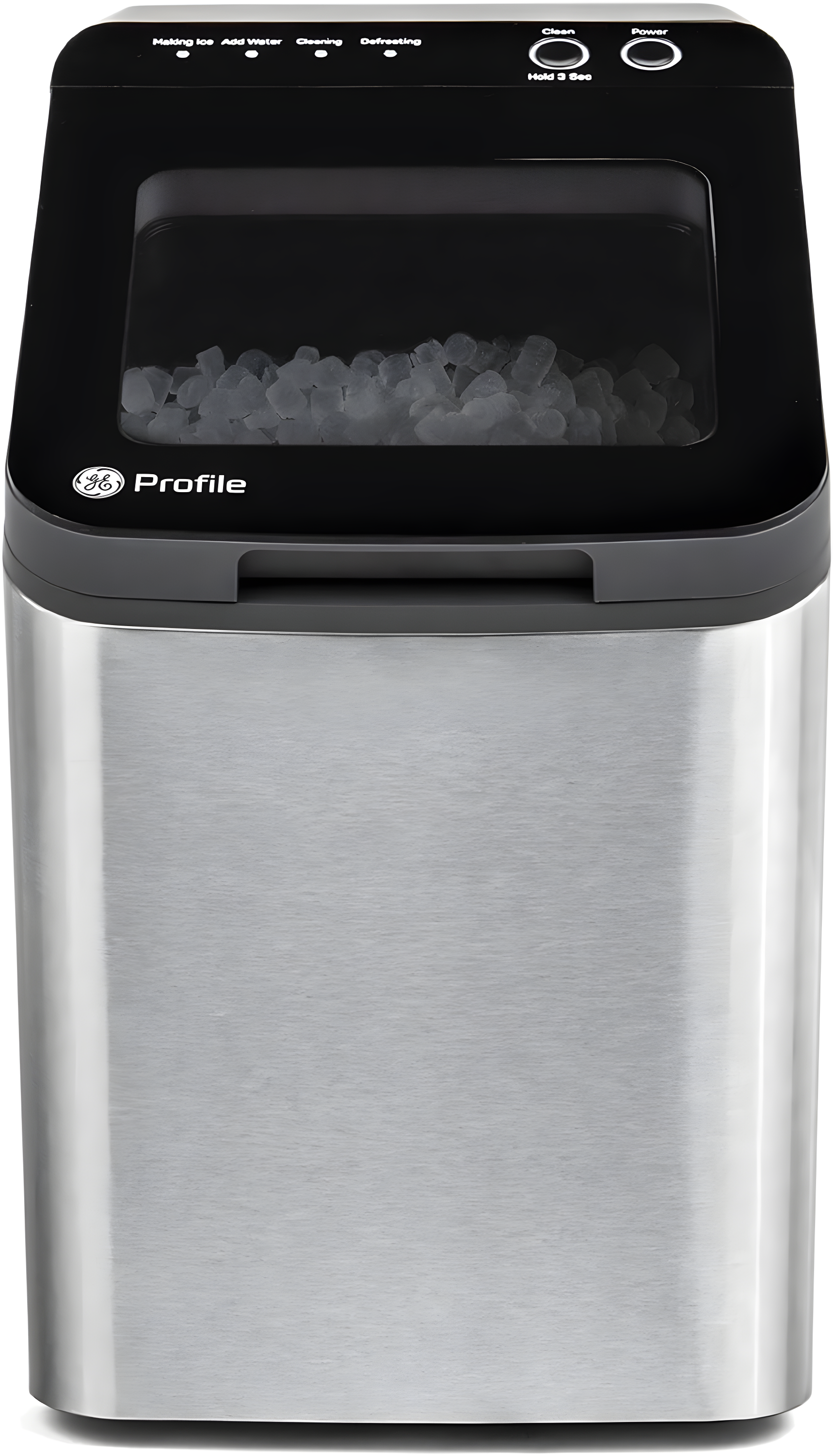 GE Profile Opal 1.0 Nugget Ice Maker| Countertop Pebble Ice Maker | Portable Ice Machine Makes up to 34 lbs of Ice Per Day | Stainless Steel