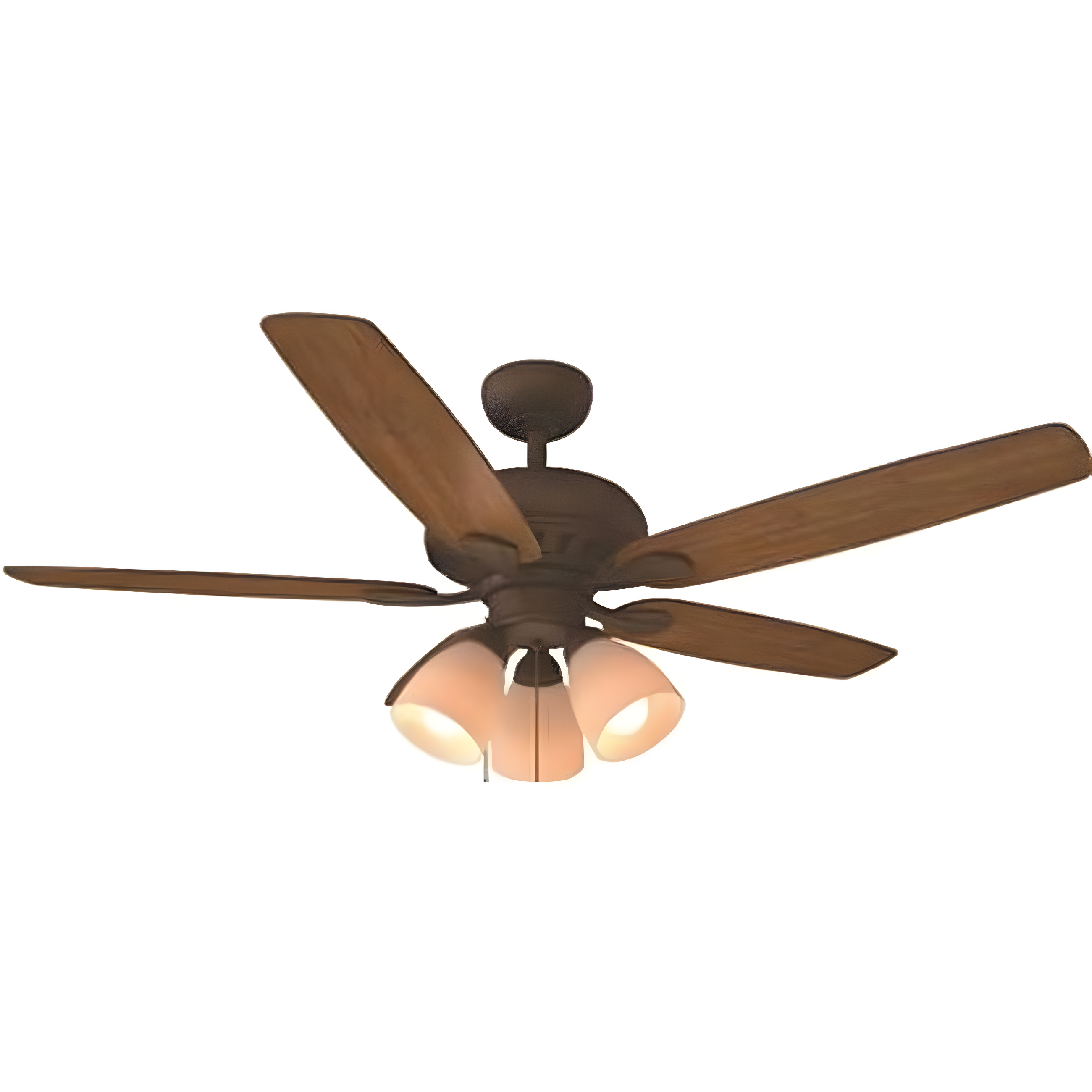 Hampton Bay 37751 52 in. Rockport LED Ceiling Fan with Light Kit, Oil Rubbed Bronze