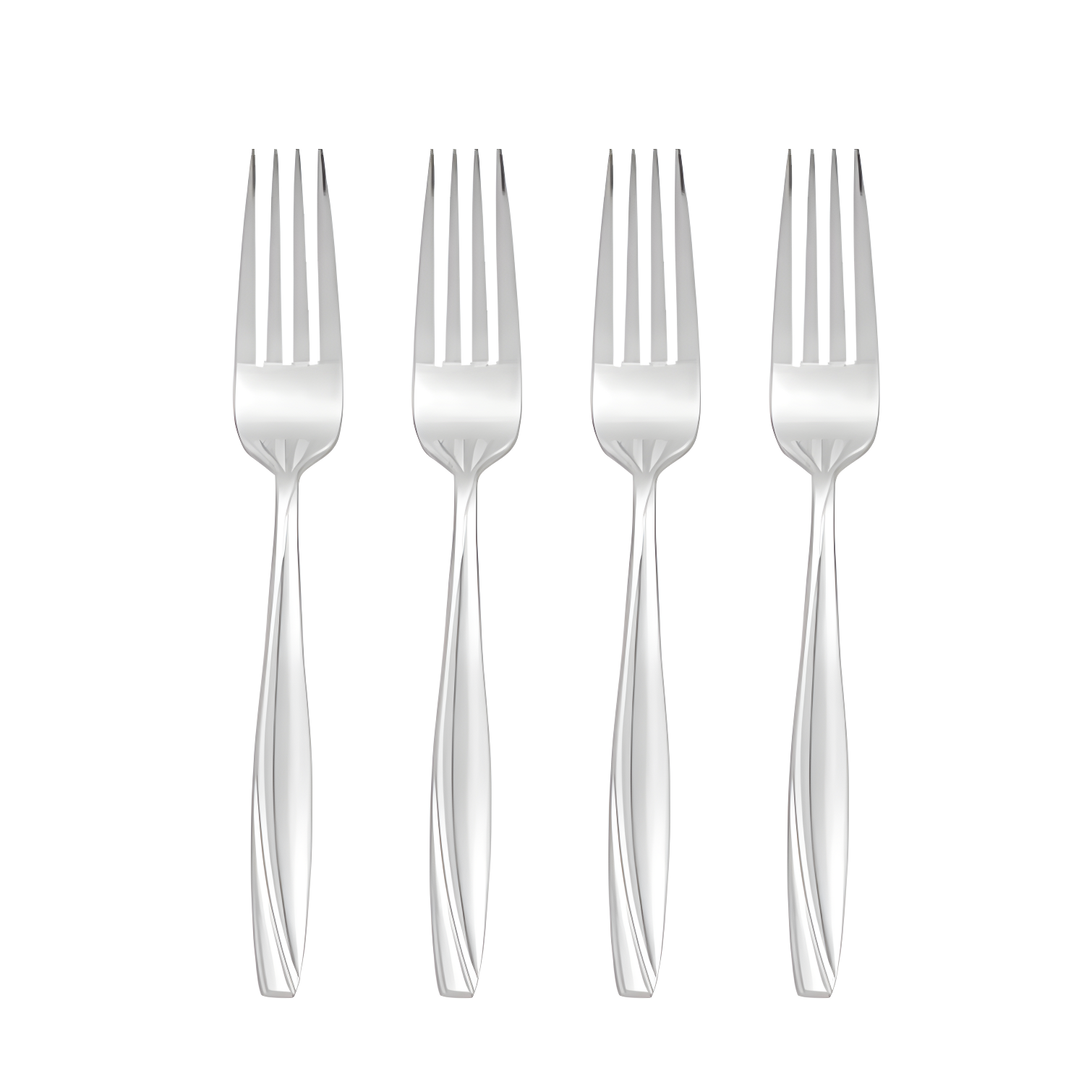 Oneida Modern Pillar Oneida Camlynn Everyday Flatware Dinner Forks, 18/0 Stainless Steel (Set of 4)