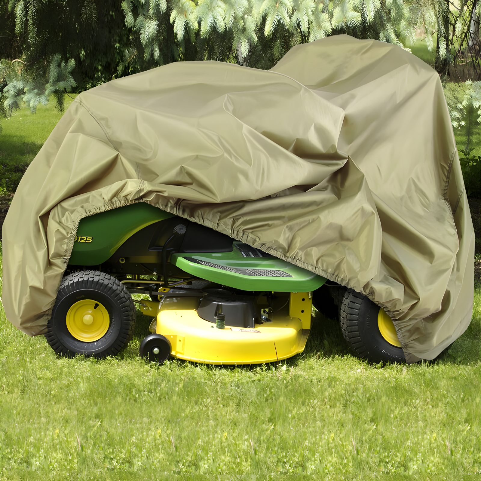 Elastic Mildew Resistant Lawn Mower Cover By Pyle