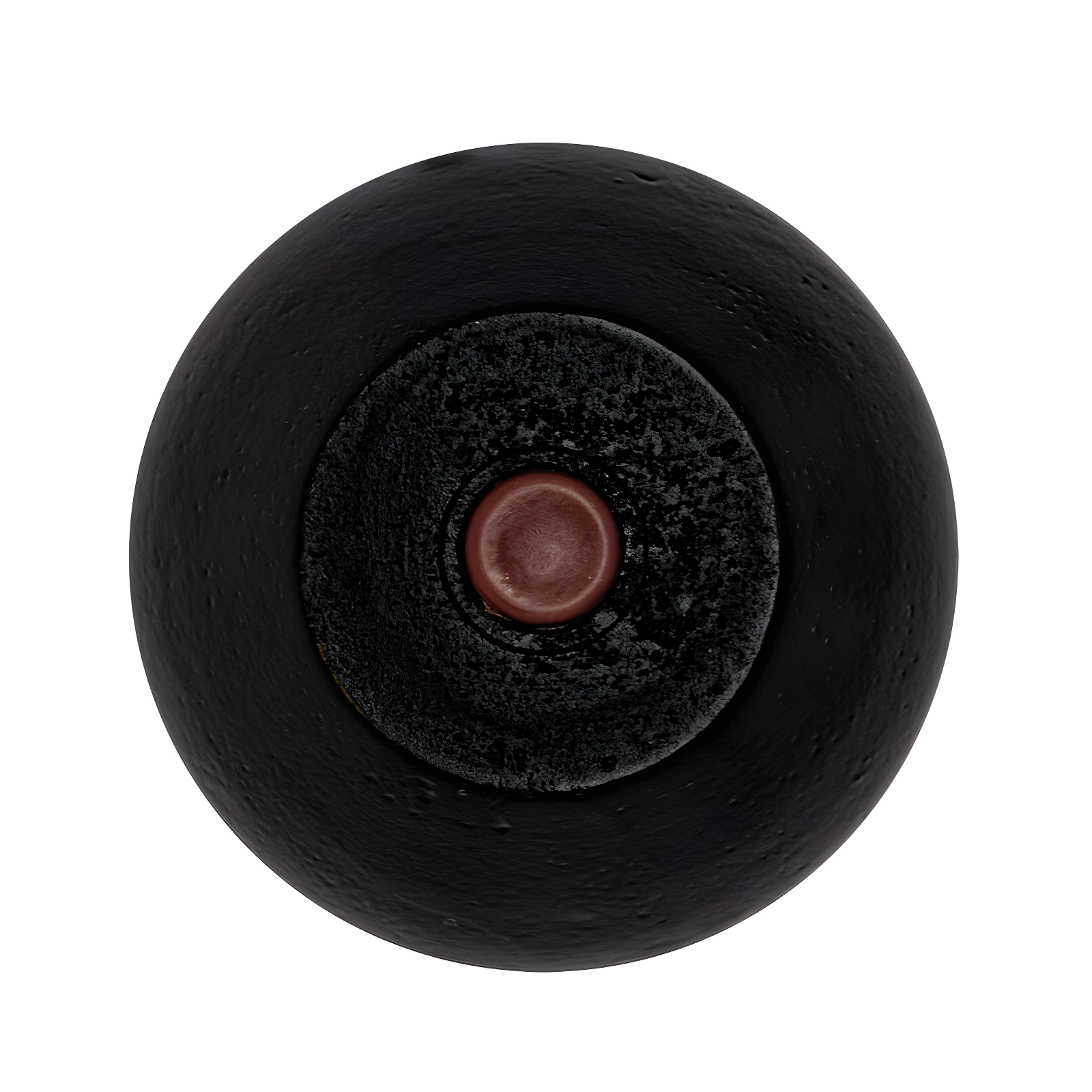 1-7/8in H x 3-5/8in Dia Stained Espresso Solid Hardwood Bun Foot Leg, Pack of 4 (Set of 4)