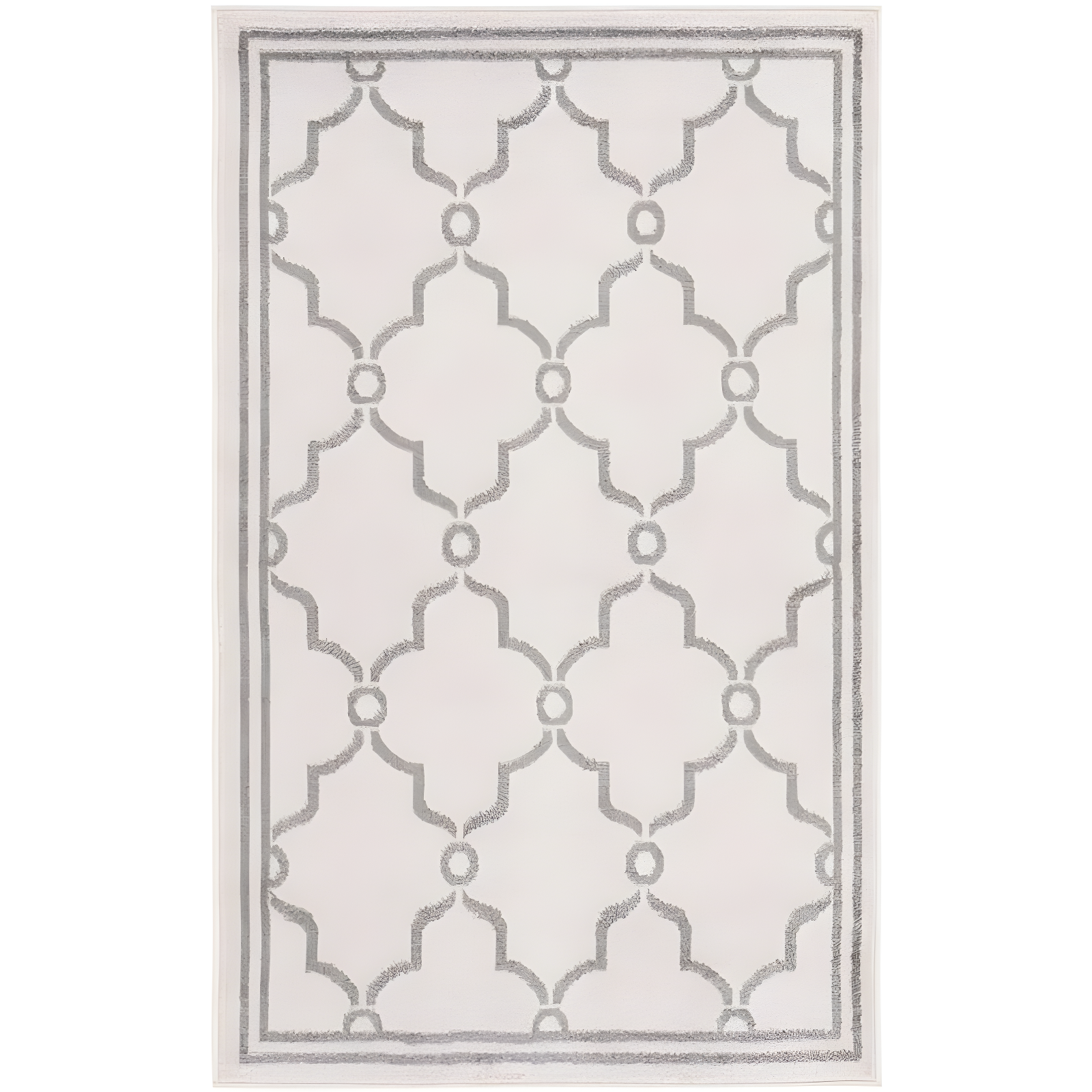 Amherst AMT414 Power Loomed Indoor Accent Rug - Ivory/Grey - 3'x5' - Safavieh