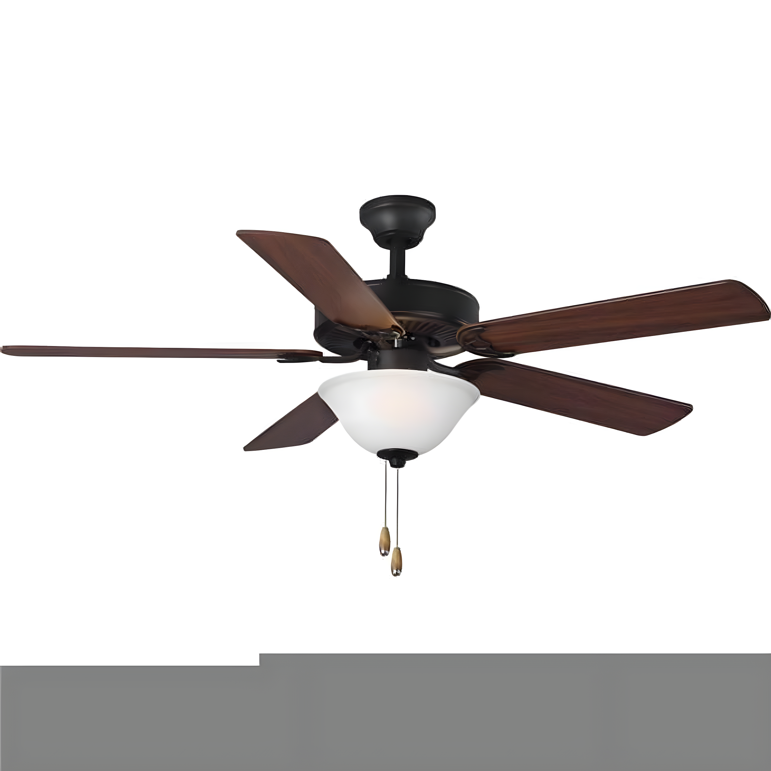 P2599-129-Progress Lighting-Builder Fan - Wide - Ceiling Fan - 2 Light in New Traditional style - 52 Inches wide by 19.13 Inches high-Architectural