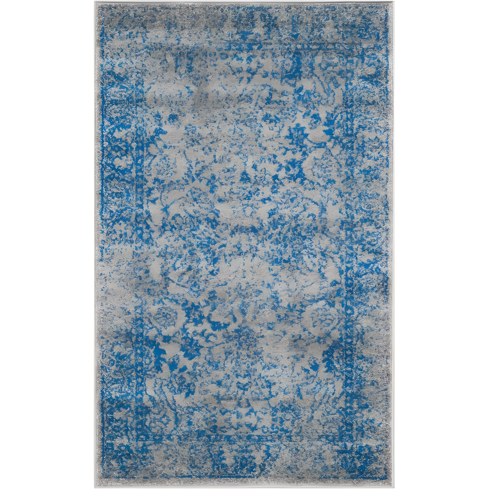 Adirondack ADR109 Machine Made Indoor Area Rug - Grey/Blue - 4'x6' - Safavieh