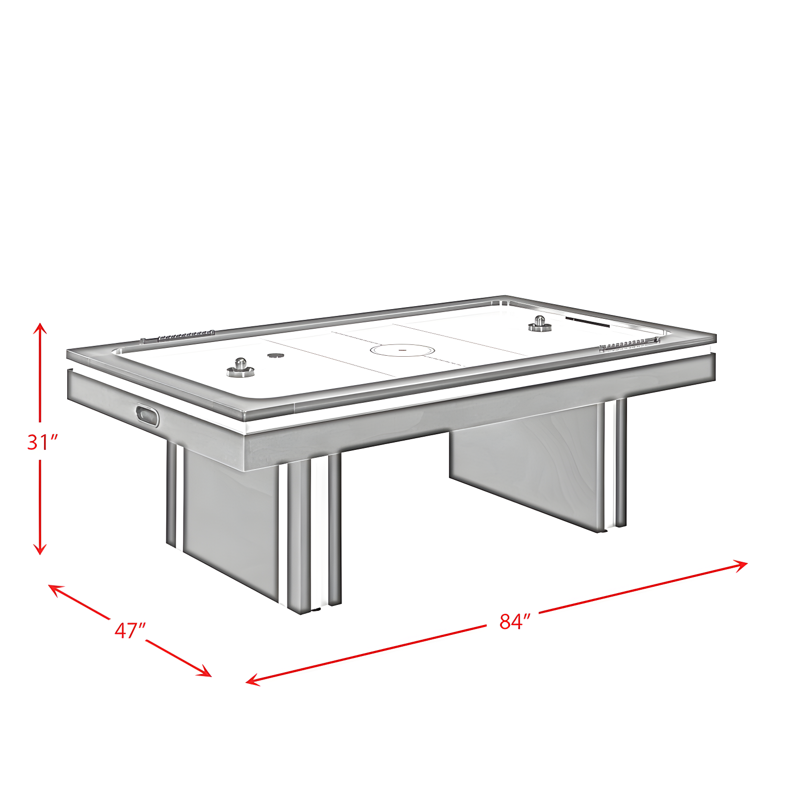 Picket House Furnishings Picket House Furnishings Westbrook Air Hockey Table
