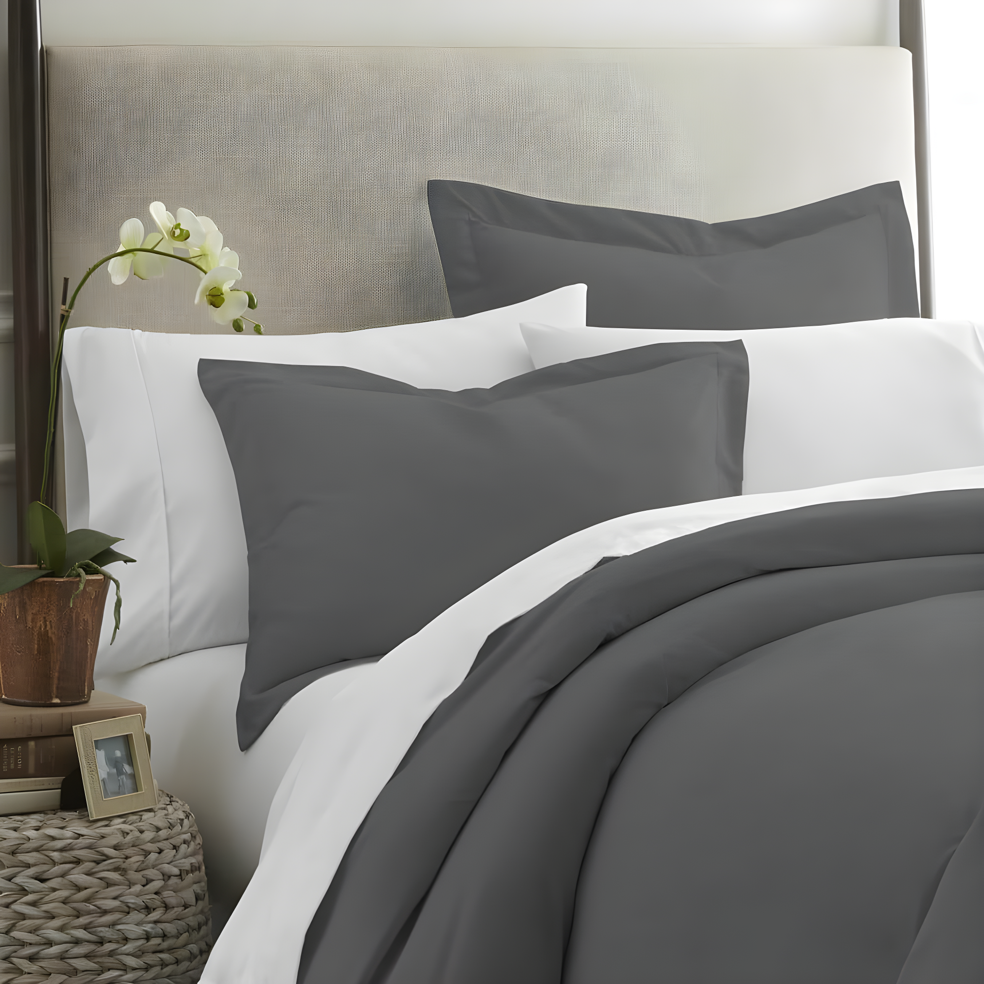 Pillow Shams 2-Pack Microfiber Ultra Soft Bedding (Set of 2)