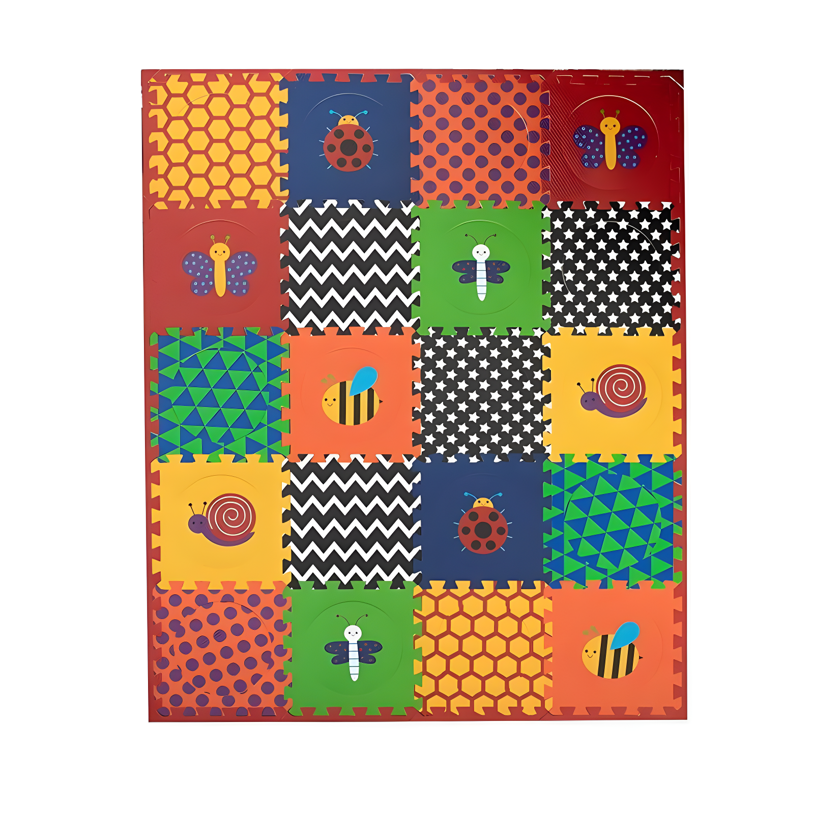 Nuby Eva Floor Foam Tiles 20PC Set