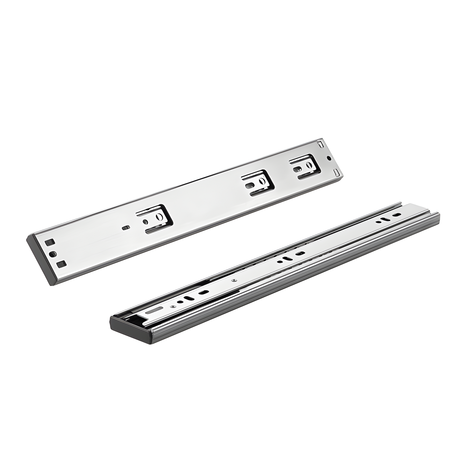 Full Extension 1.77'' Soft Close Side Mount Metal Drawer Slide (Set of 10)