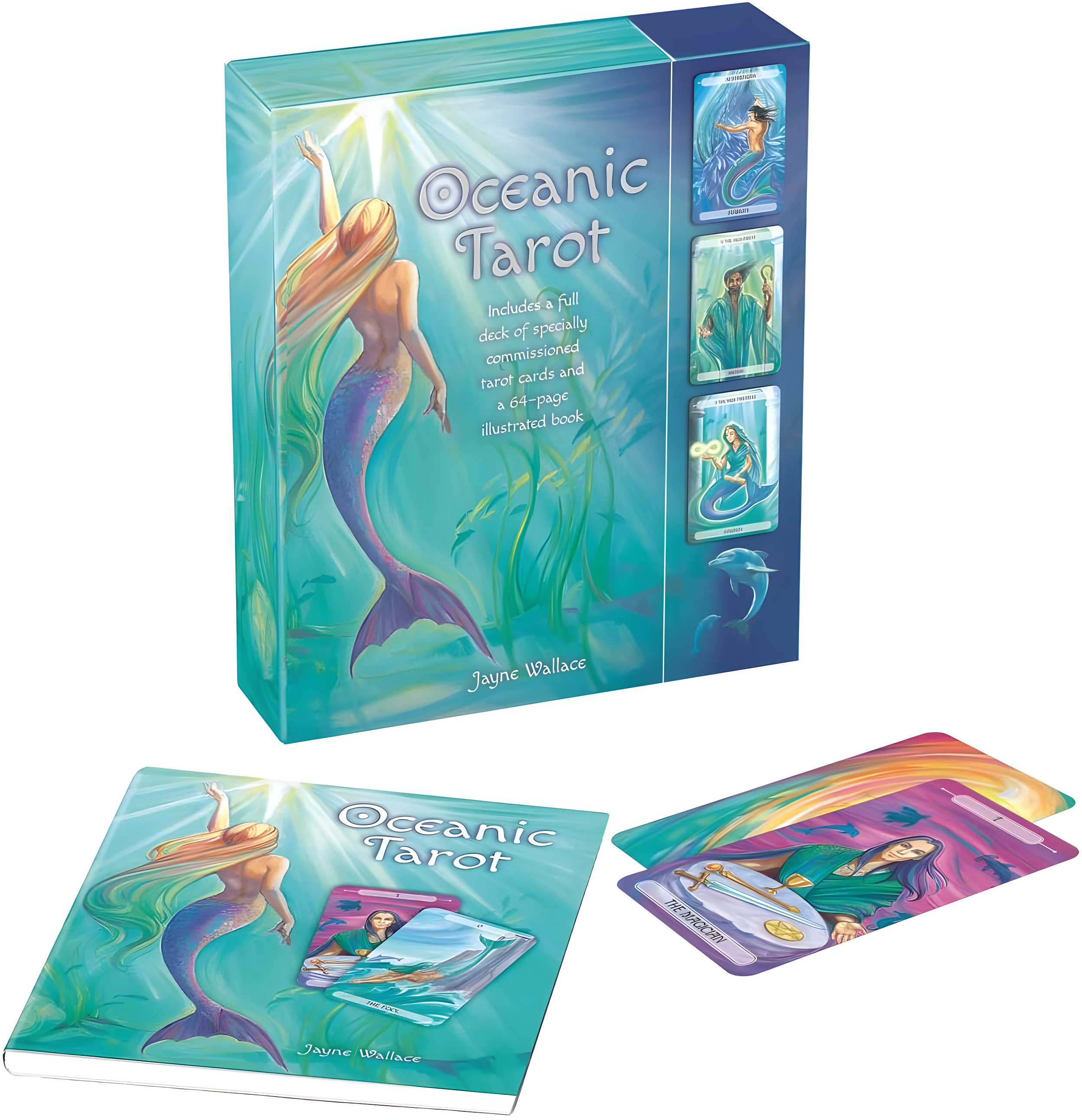 Oceanic Tarot : Includes a full deck of specially commissioned tarot cards and a 64-page illustrated book