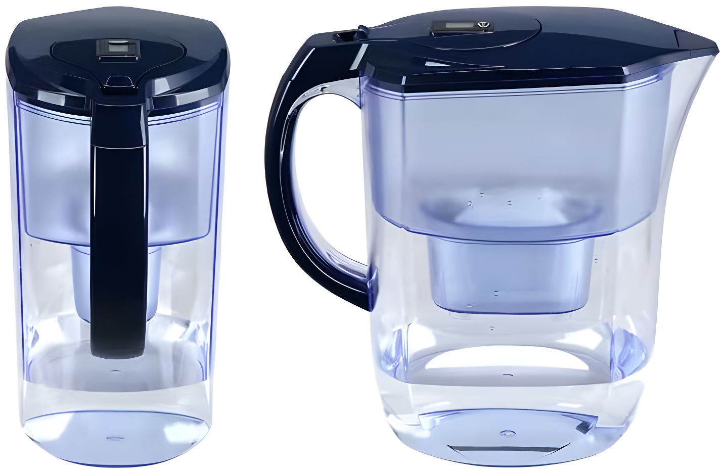 Ehm Ultra II Premium Alkaline Water Pitcher - 3.8L Pure Healthy Water Ionizer, Activated Carbon Filter - Healthy, Clean & Toxin-Free Mineralized Alkaline Water in Minutes up to PH 9.5