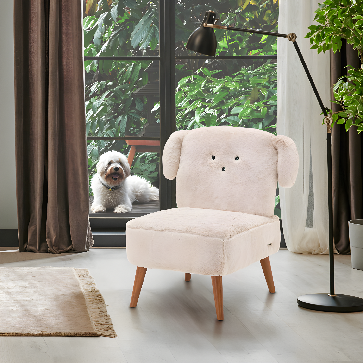 Silicon Puppy Novelty Kids Chair