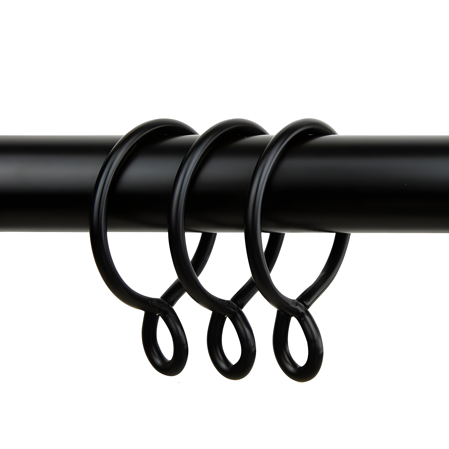 Steel Curtain Rings (Set of 10)