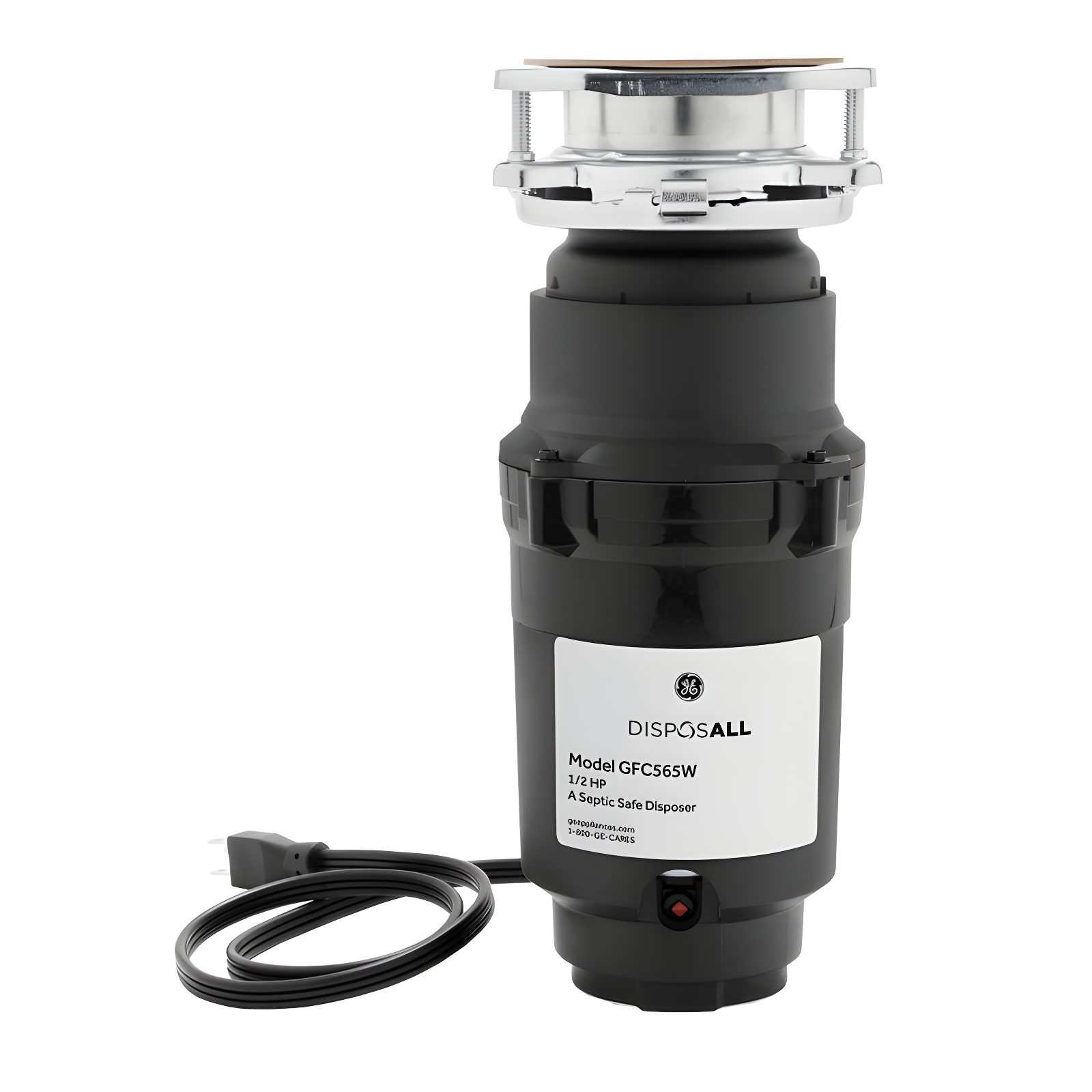 GE Appliances GE Disposall 1/2 HP Continuous Feed Garbage Disposer Corded