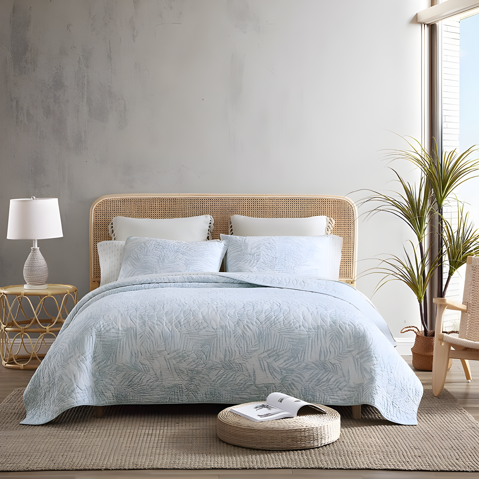 Tommy Bahama Home Tommy Bahama Palmday Cotton Reversible Quilt Set