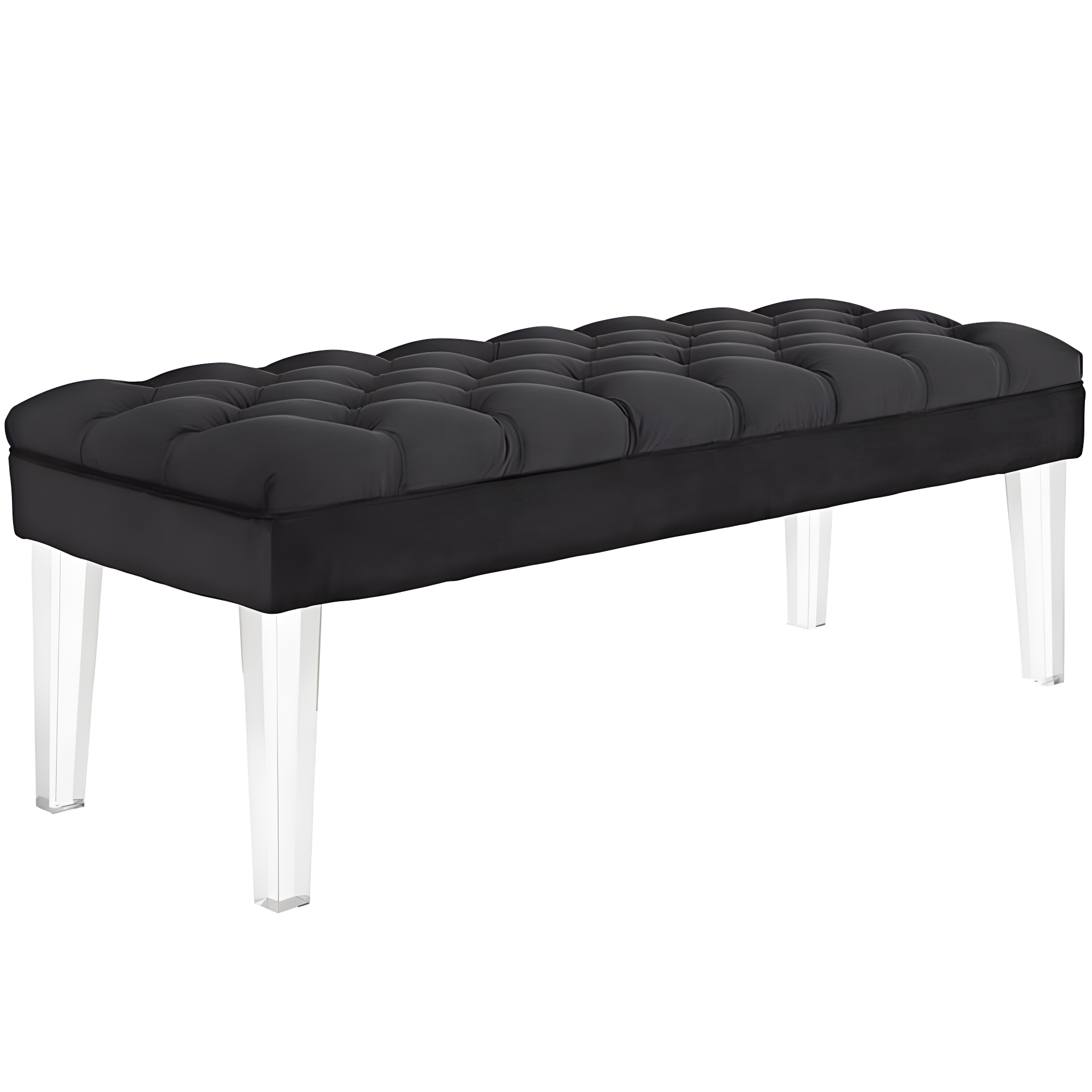 Valet Velvet Bench Black