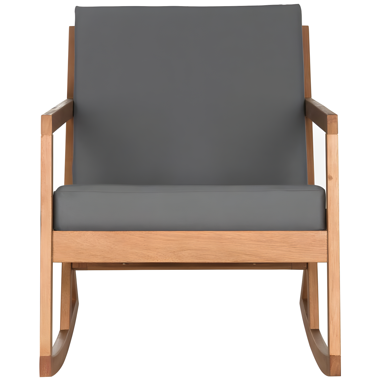 Vernon Rocking Chair Indoor/Outdoor - PAT7013 - Natural/Grey - Safavieh