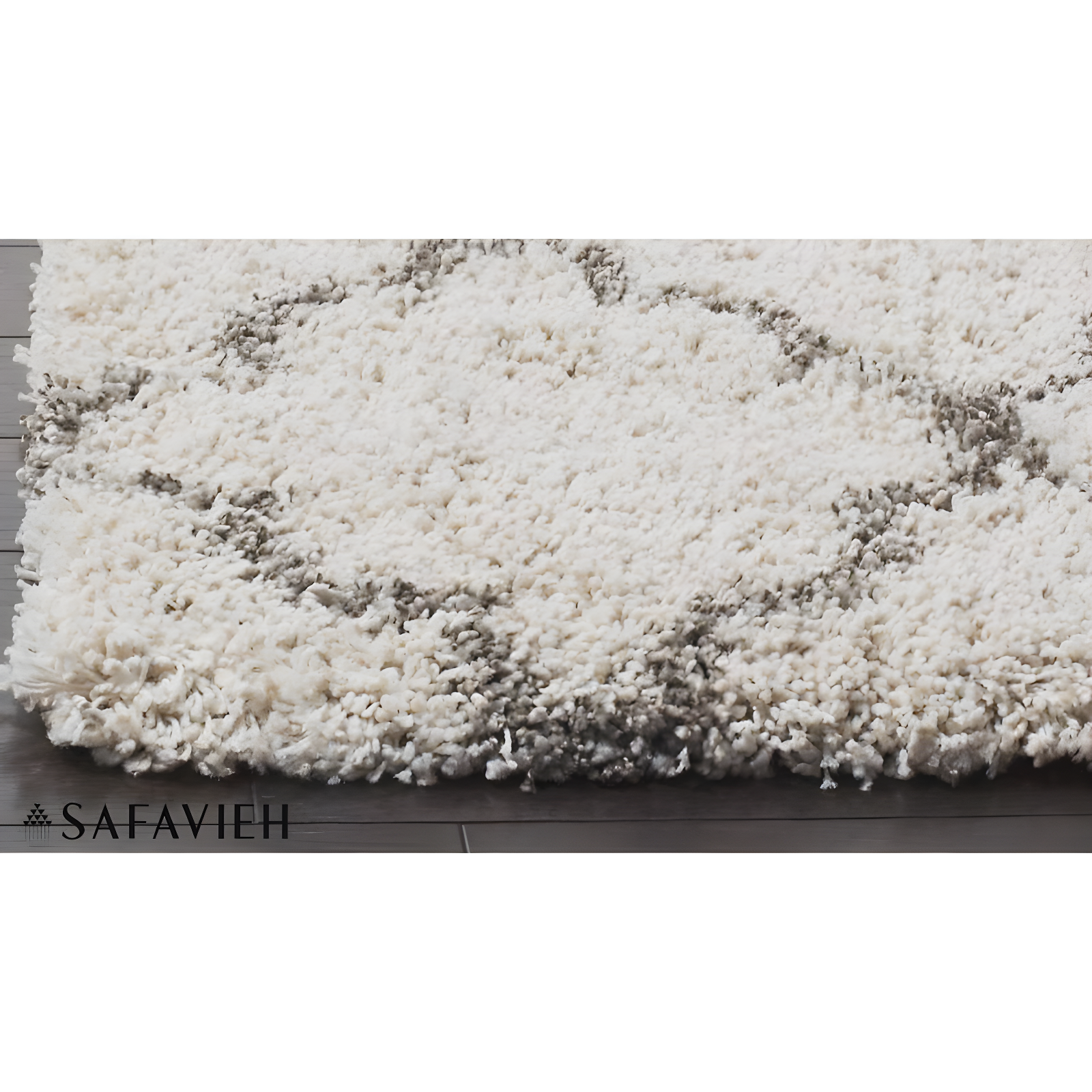 Hudson Shag SGH282 Power Loomed Indoor Area Rug - Slate Blue/Ivory - 4'x6' - Safavieh.