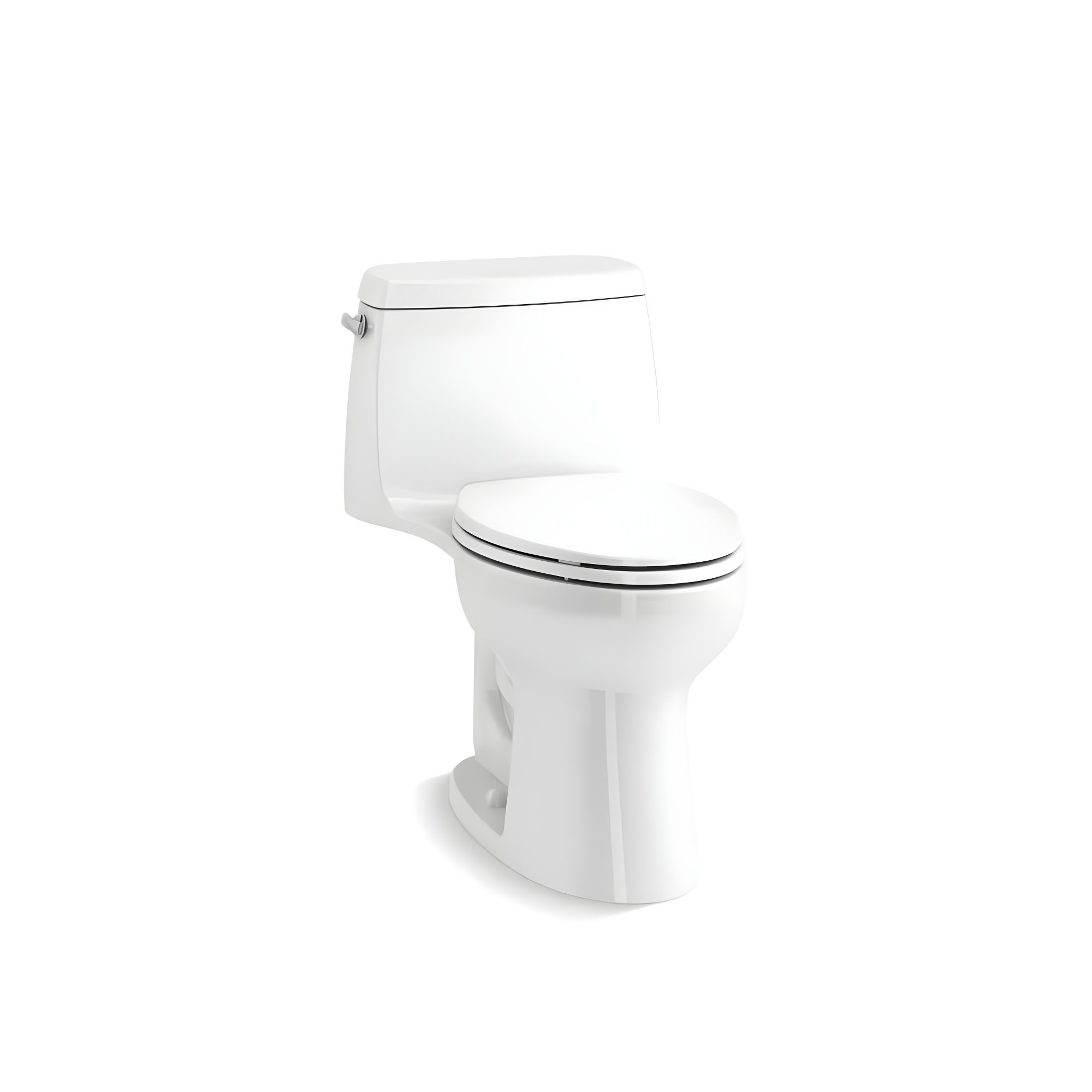 Santa Rosa Comfort Height One-Piece Compact Elongated 1.28 Gpf Toilet With Revolution 360 Swirl Flushing Technology