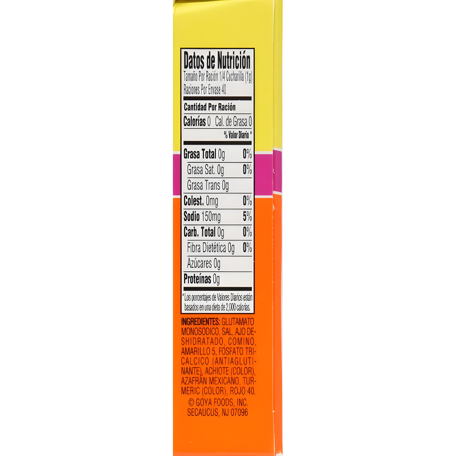 Goya Sazon con Azafran 1.41oz