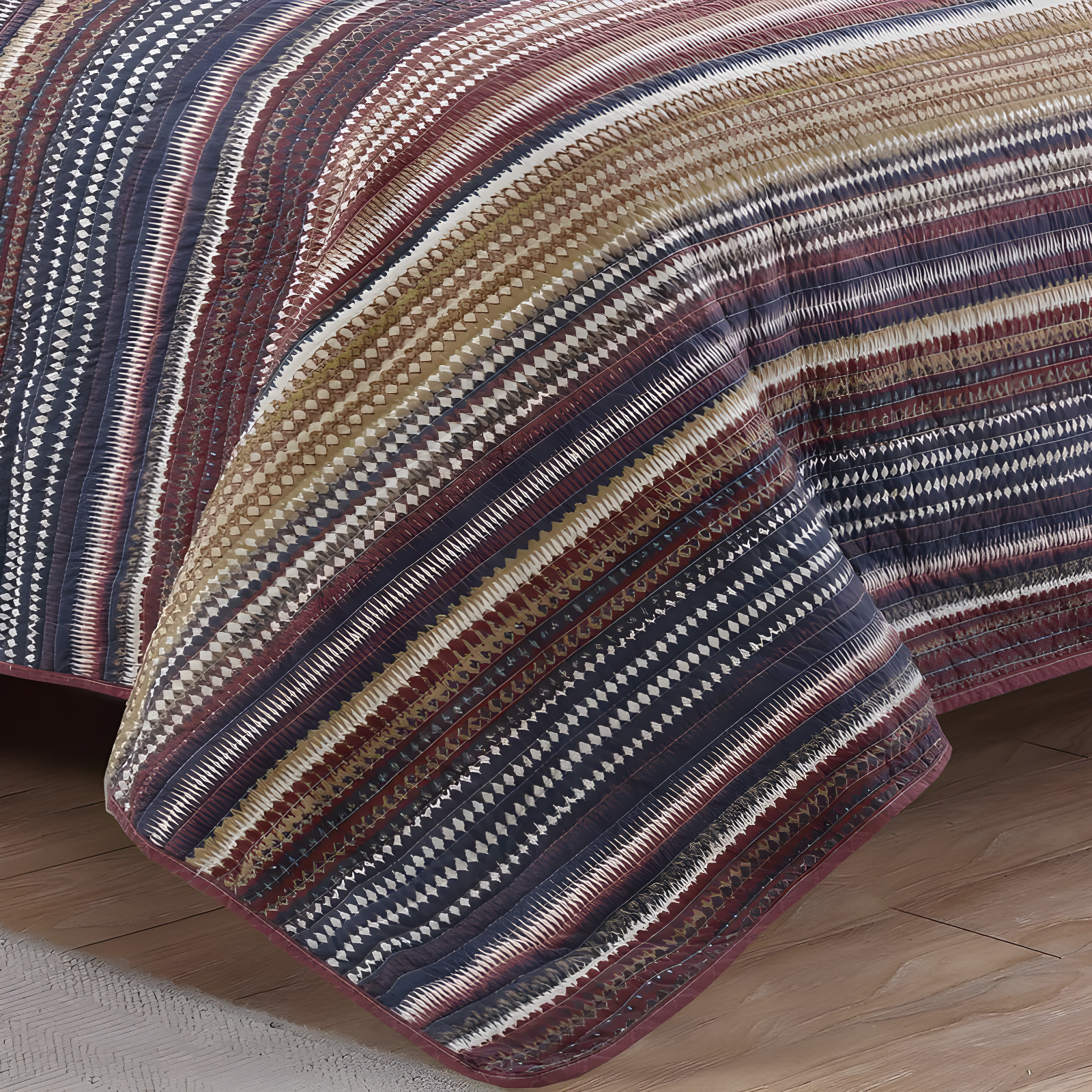 American Home Fashion Estate Collection Reversible Quilt Set