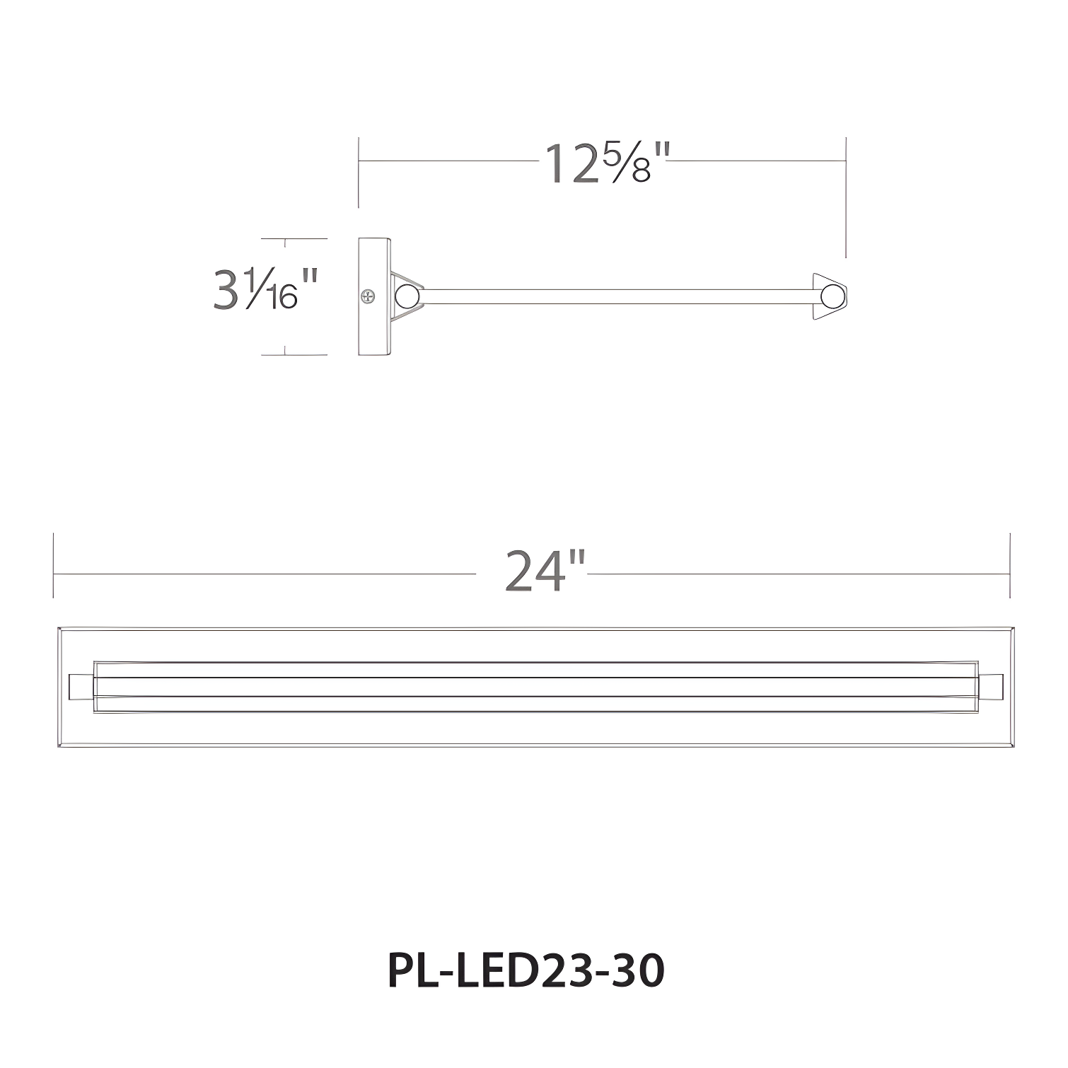 Hudson Dimmable LED Wall Mounted Picture Light