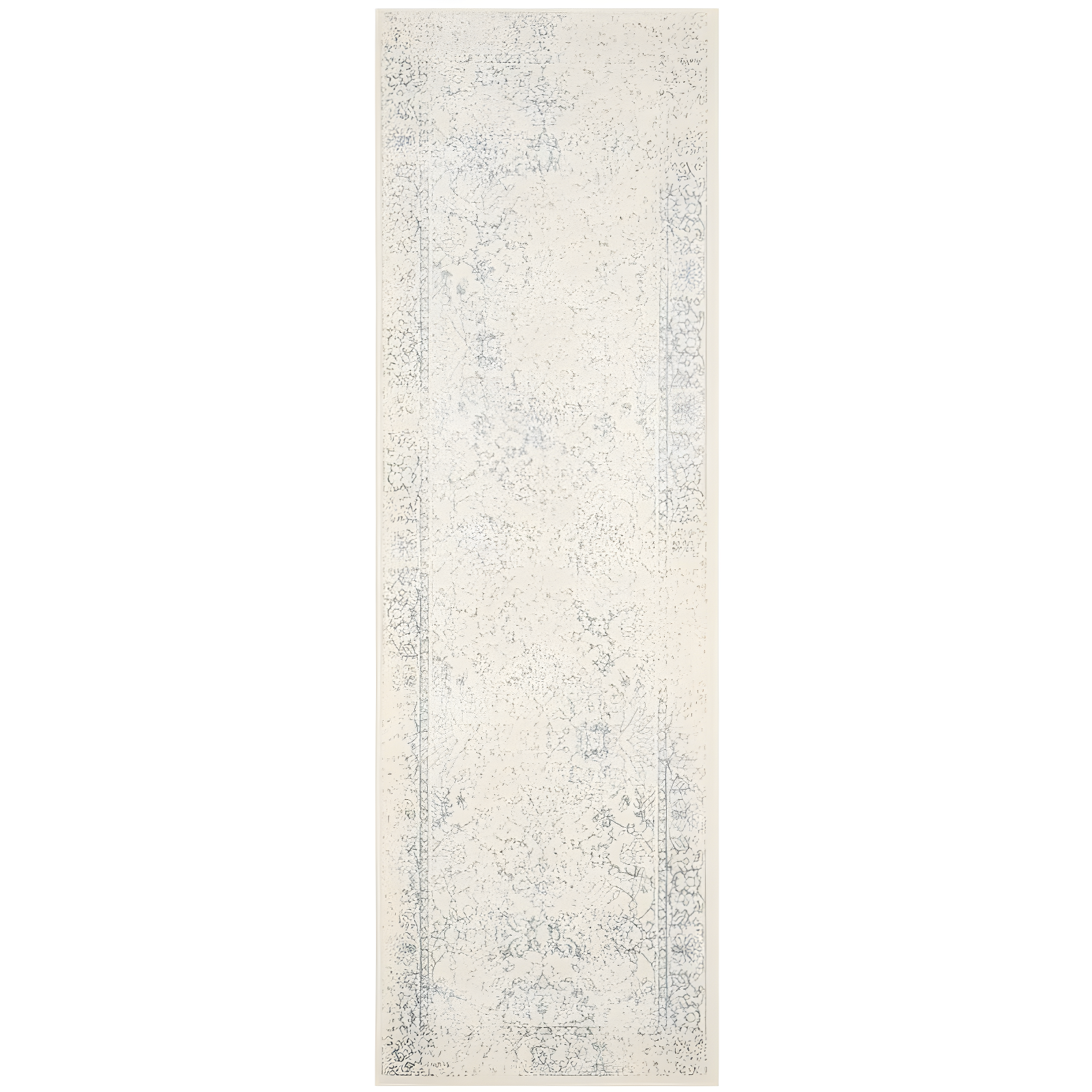Adirondack ADR109 Machine Made Indoor Runner - Ivory/Slate - 2'-6"x8' - Safavieh