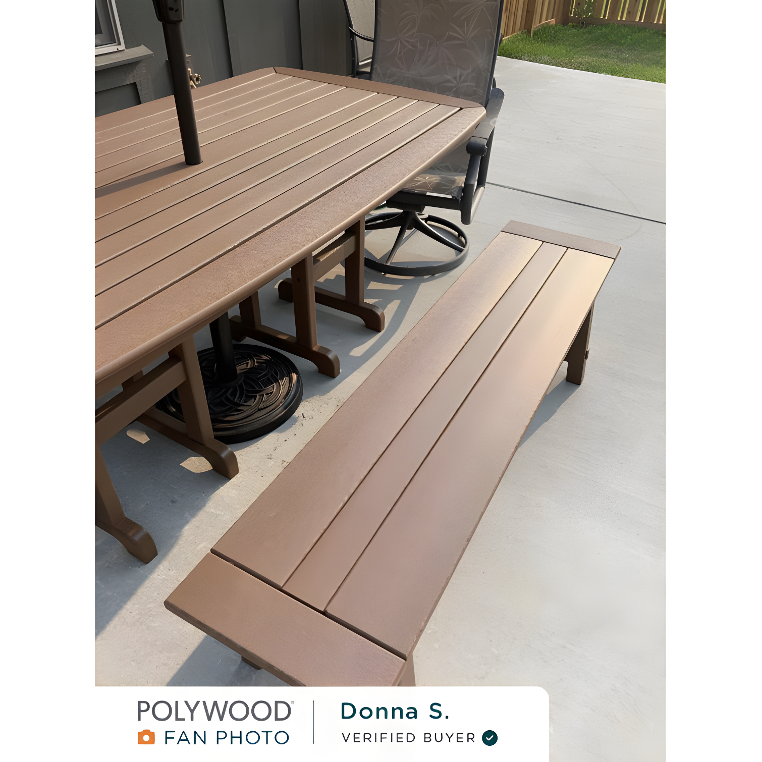 Rustic Farmhouse 60" Backless Bench