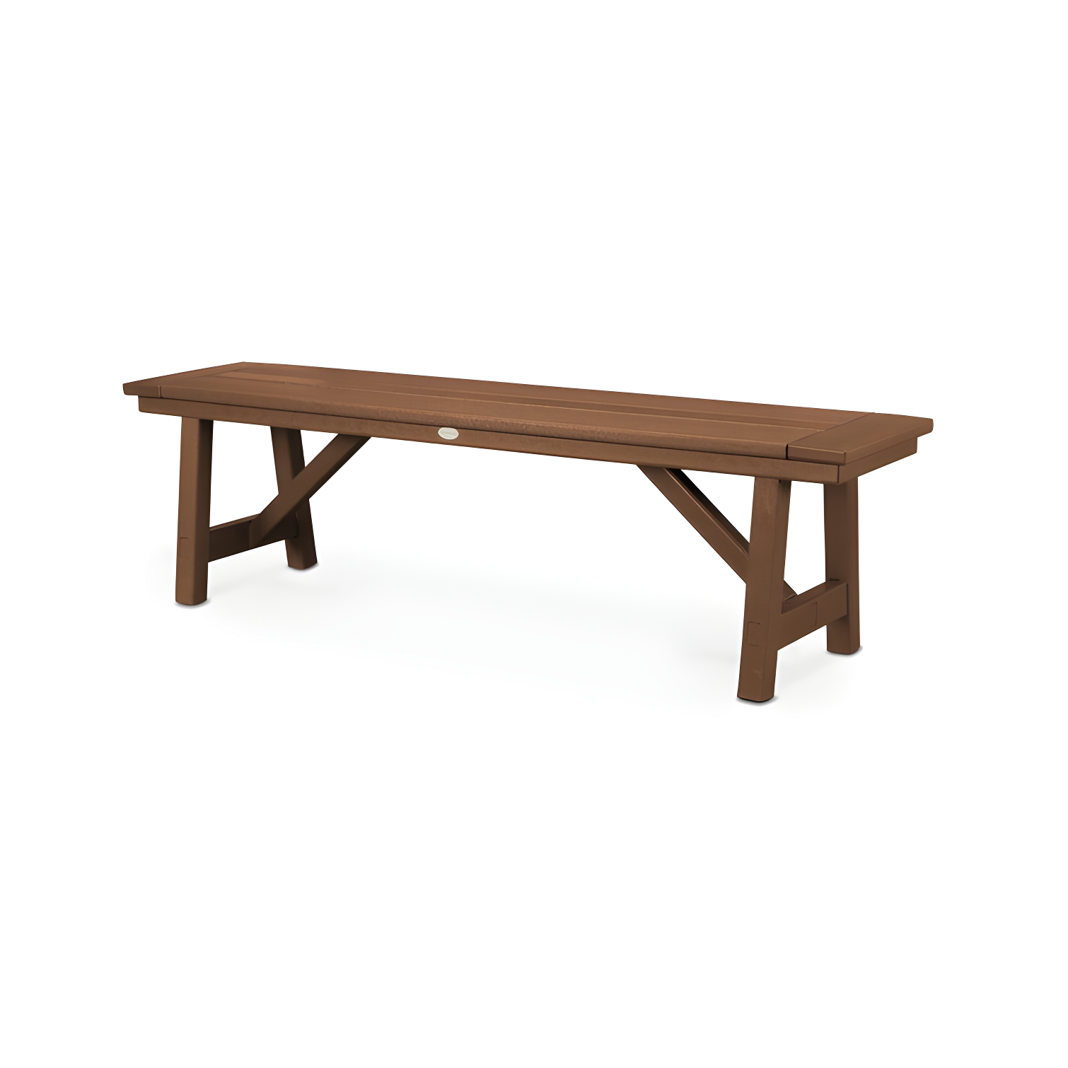 Rustic Farmhouse 60" Backless Bench