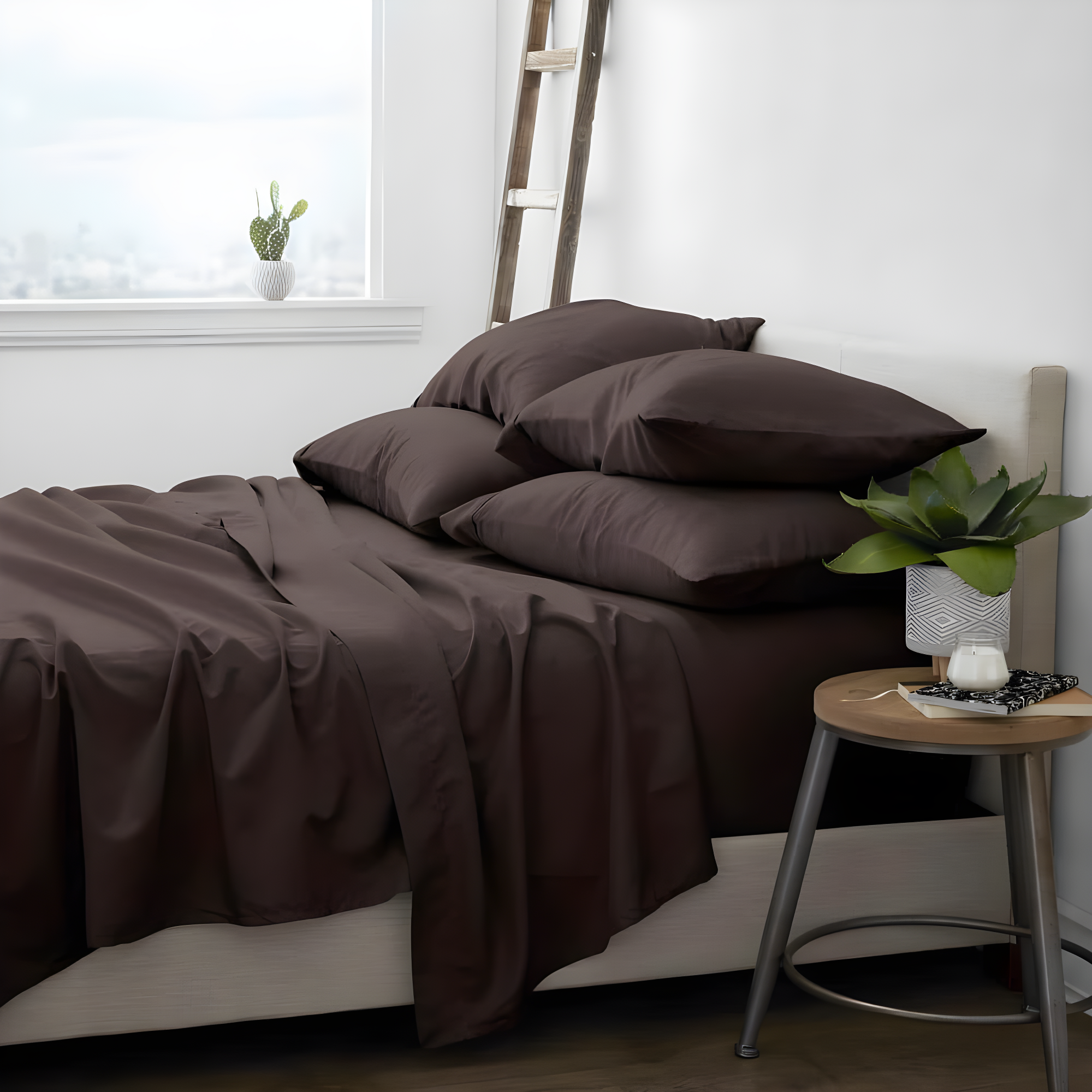 Simply Soft 6-Piece Wrinkle Free Microfiber Sheet Set with 16" Deep Pockets!